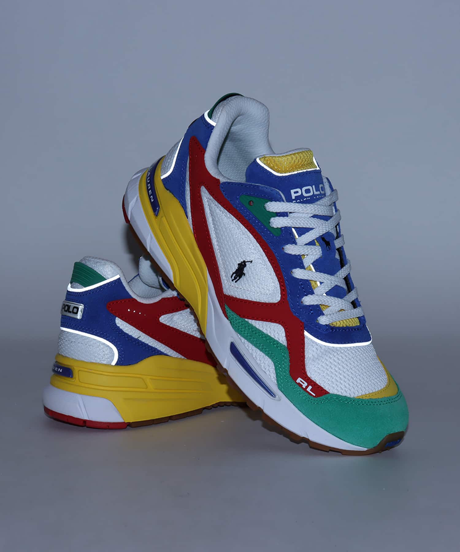 POLO RALPH LAUREN TRACKSTER 275 MULTI/WHITEの画像