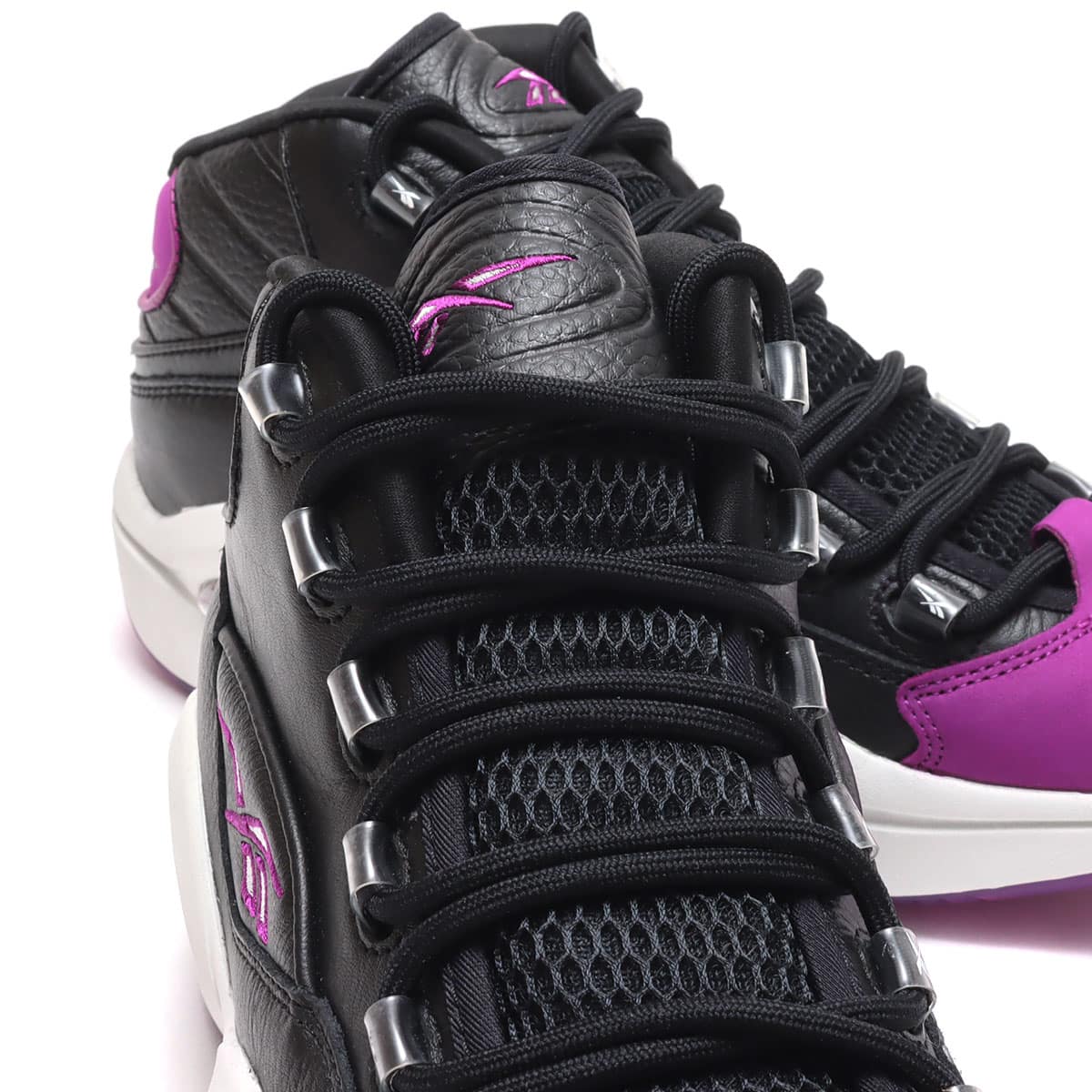 Reebok QUESTION MID CORE BLACK/AUBERGINE/PURE GRAY 22SS-I