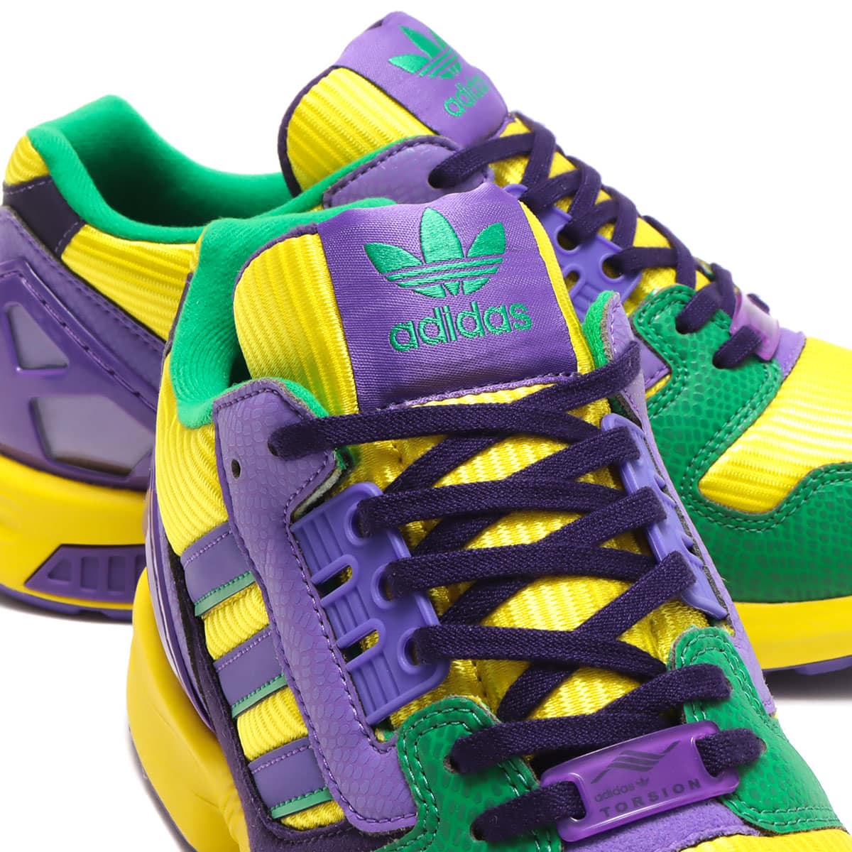 adidas ZX 8000 G-SNK atmos BRAZIL YELLOW/PURPLE LUSH/GREEN 22SS-S