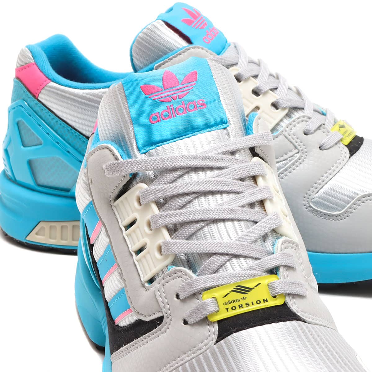 adidas ZX 8000 G-SNK atmos GRAY TWO/SIGNAL CIAN/SOLAR PINK 22SS-S