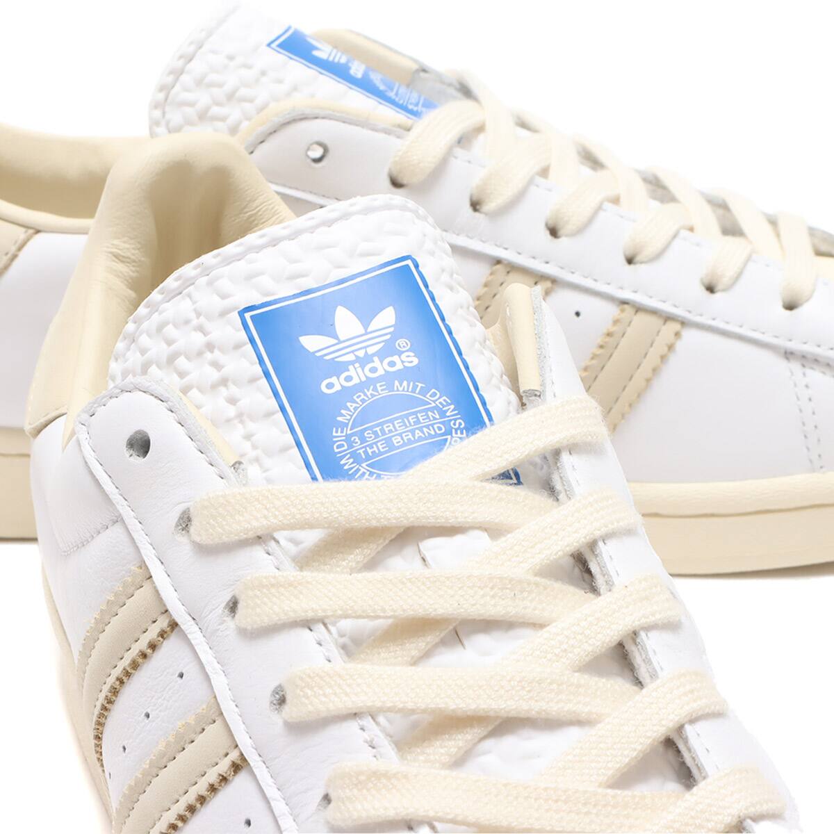 adidas SUPERSTAR FOOTWEAR WHITE/CREAM WHITE/BLUE BIRD 21FW-I