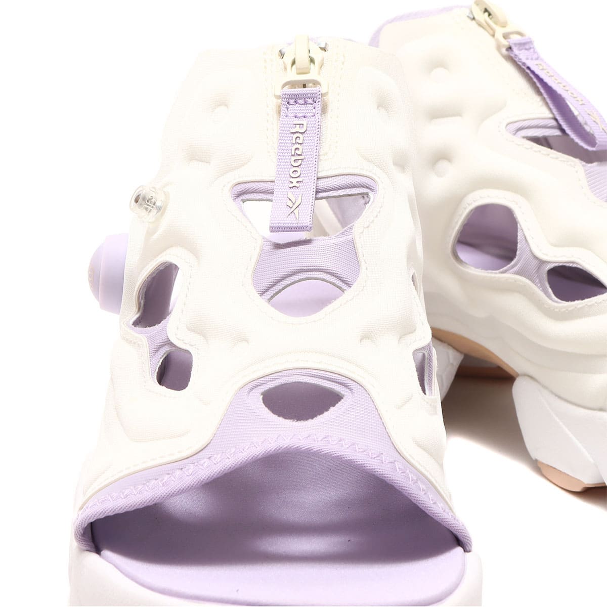 Reebok INSTAPUMP FURY SANDAL ZIP chalk/purple oasis/soft ecru 23SS-I