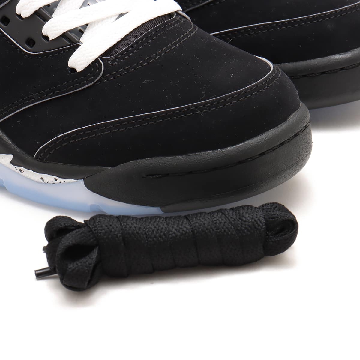 JORDAN BRAND AIR JORDAN 5 RETRO OG (GS) BLACK/WHITE-METALLIC SILVER-FIRE REDの画像