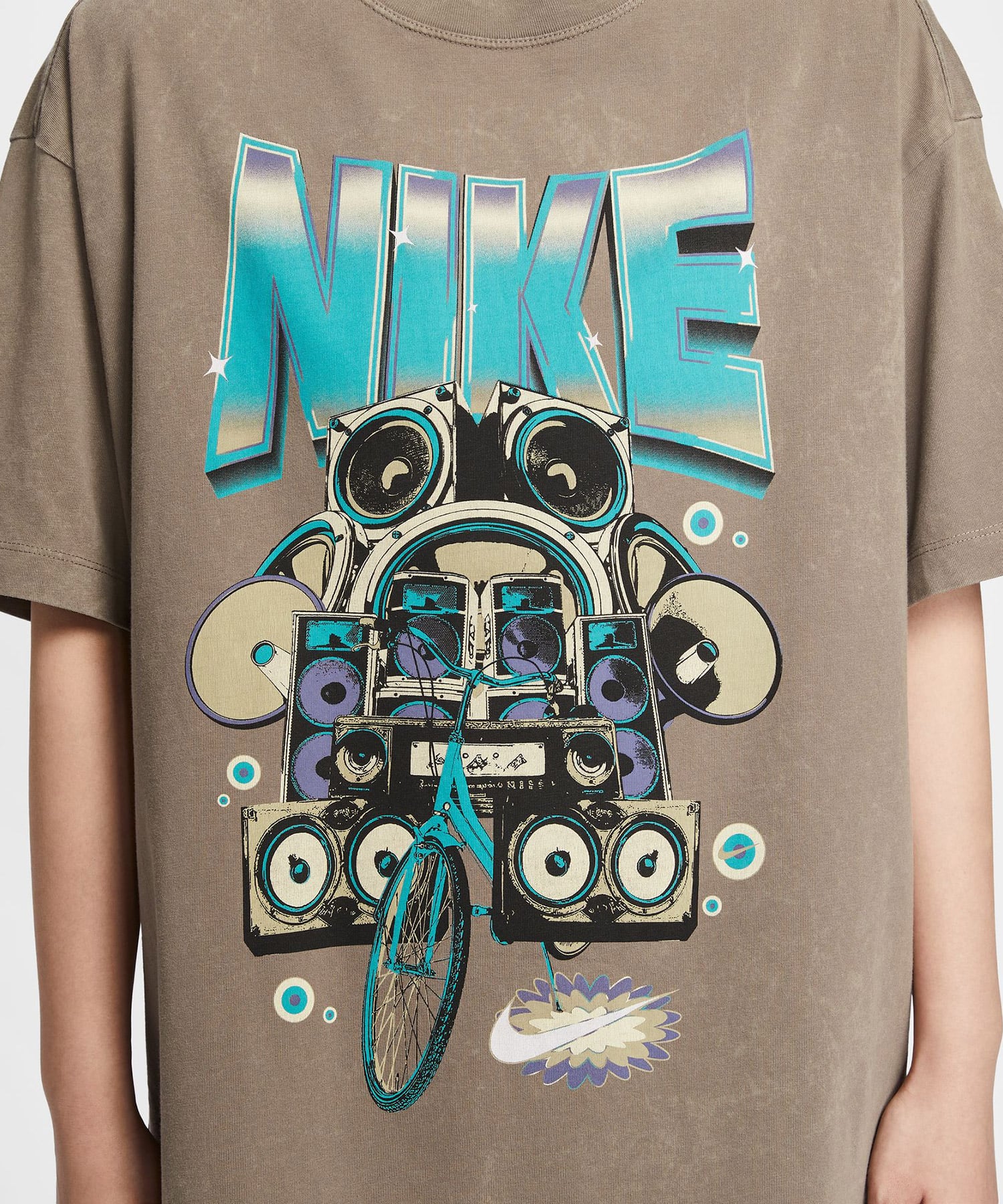 NIKE AS W NSW OS SS TEE FVL MINK BROWNの画像
