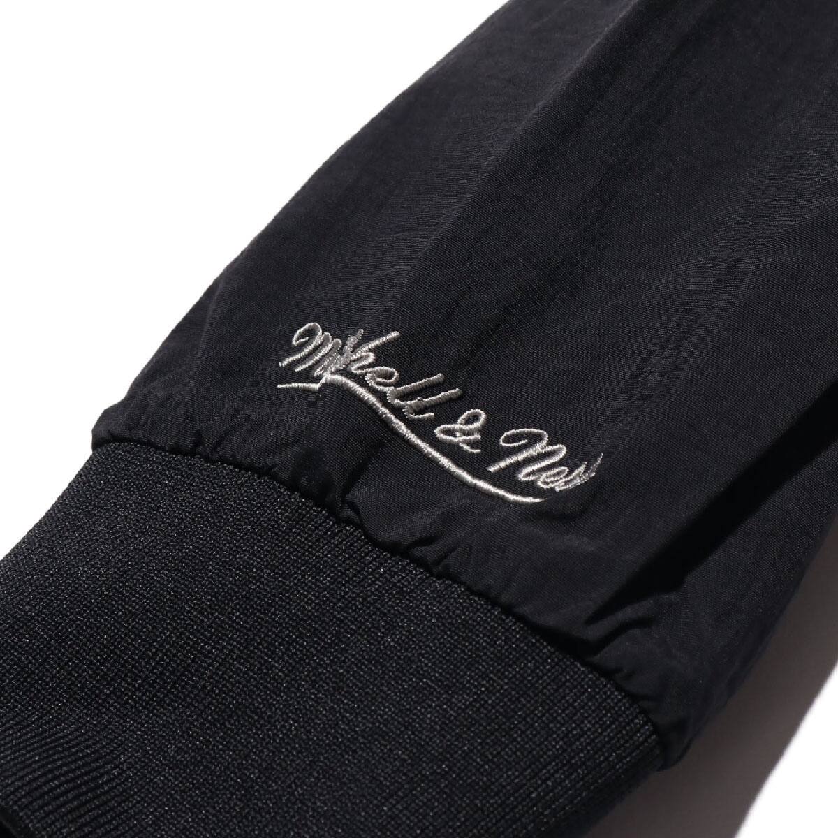 Mitchell & Ness HALF ZIP ANORAK BLK REFLECTIVE/ LOS ANGELES LAKERS BLACK 19FW-Iの画像