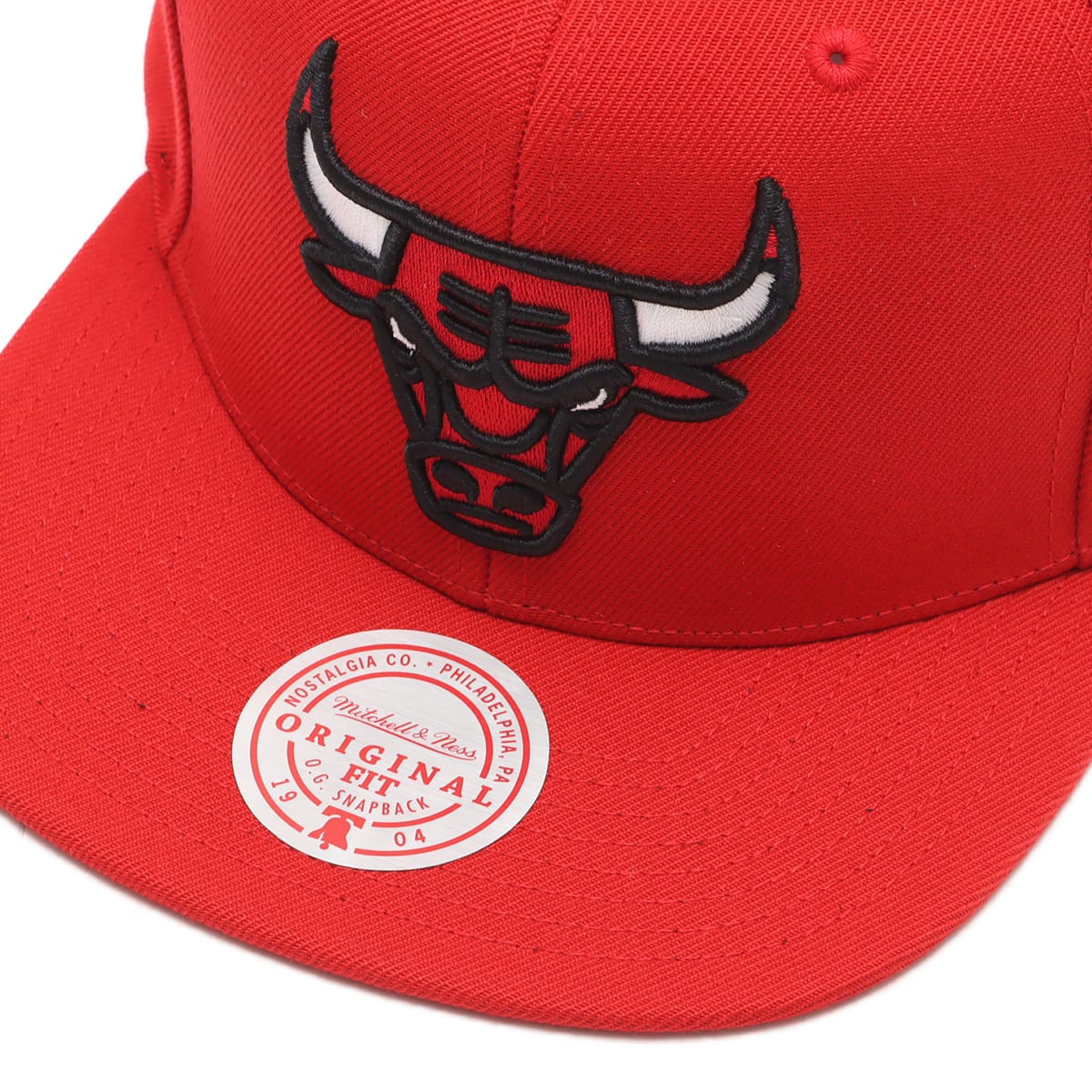 Mitchell & Ness Team Ground 2.0 Snapback Bulls RED 23FW-Iの画像