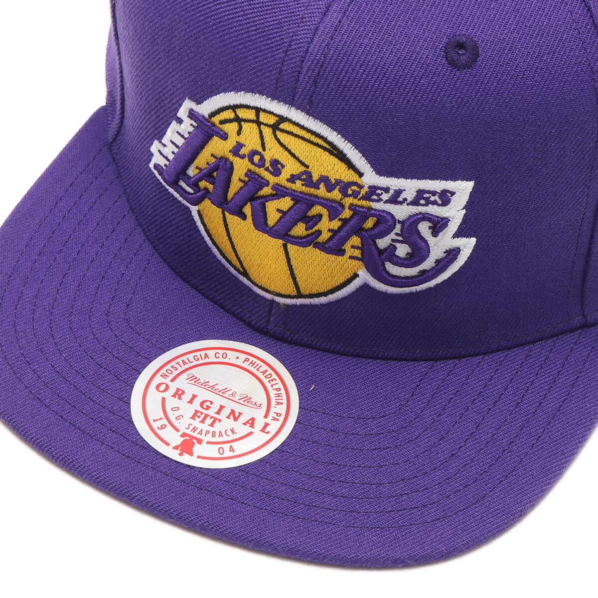Mitchell & Ness Team Ground 2.0 Snapback Lakers PURPLE 23FW-Iの画像