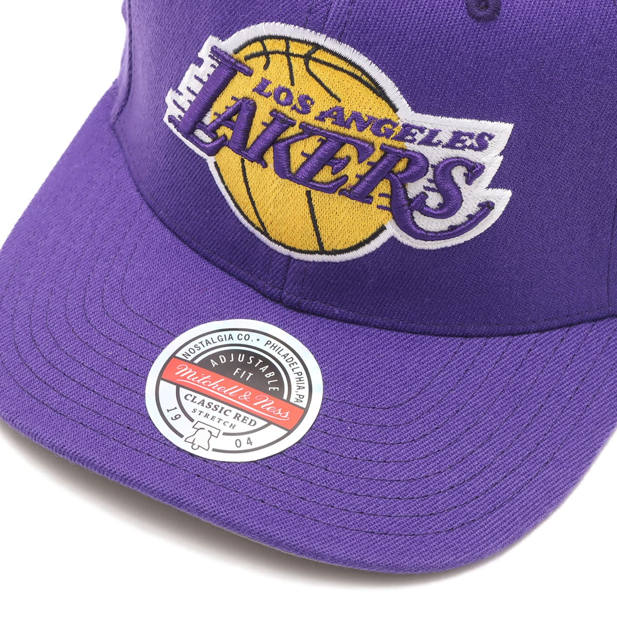 Mitchell & Ness Team Ground Stretch Snapback-LAL PURPLE 23FW-Iの画像