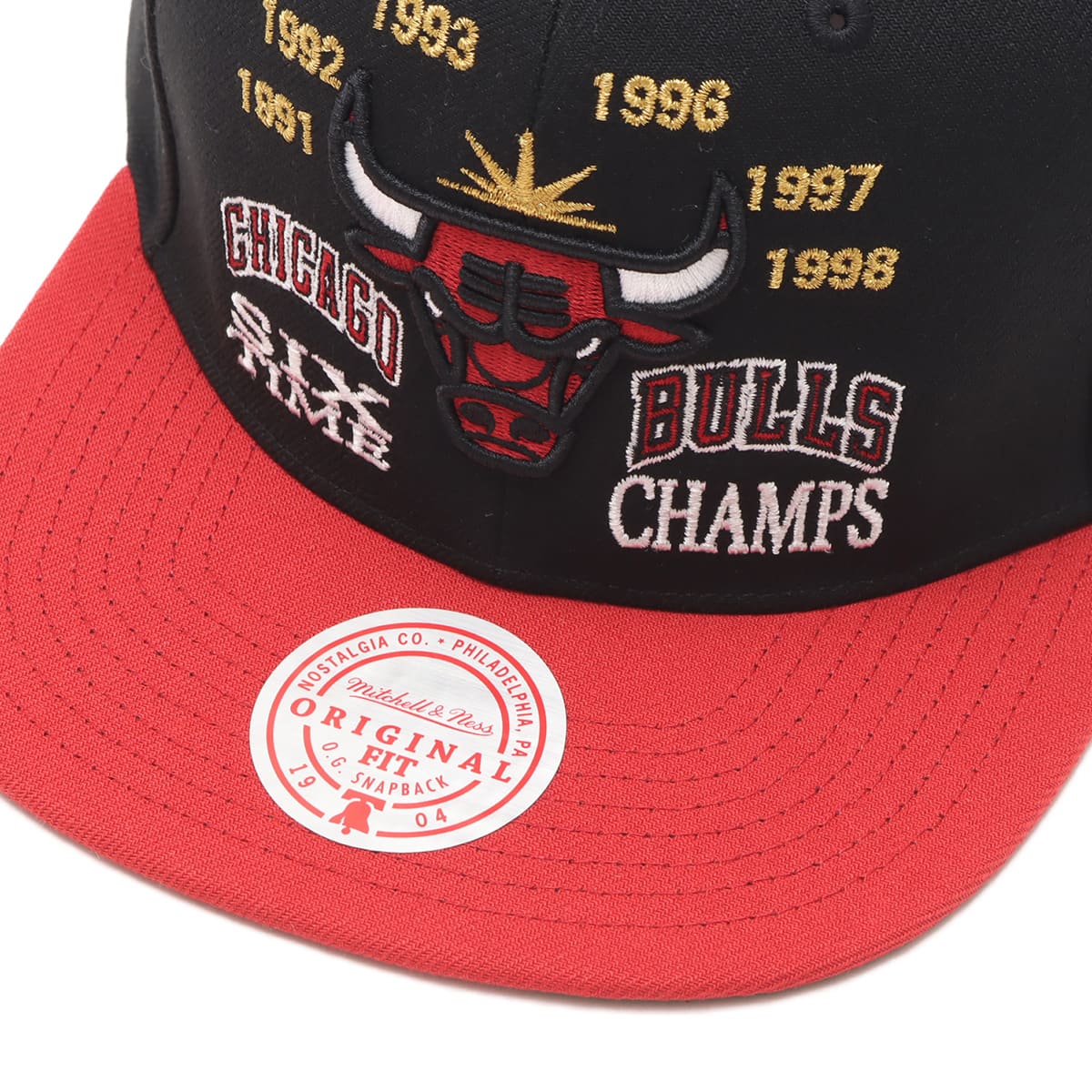 Mitchell & Ness CHAMP IS HERE SNAPBACK CBU BLACK 23FW-Iの画像