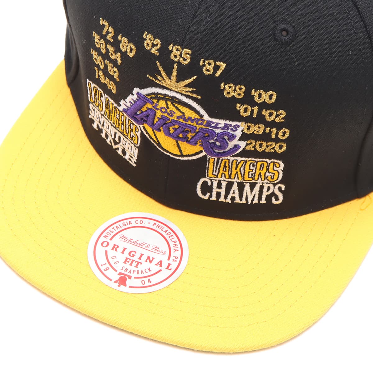 Mitchell & Ness CHAMP IS HERE SNAPBACK LAL BLACK 23FW-Iの画像