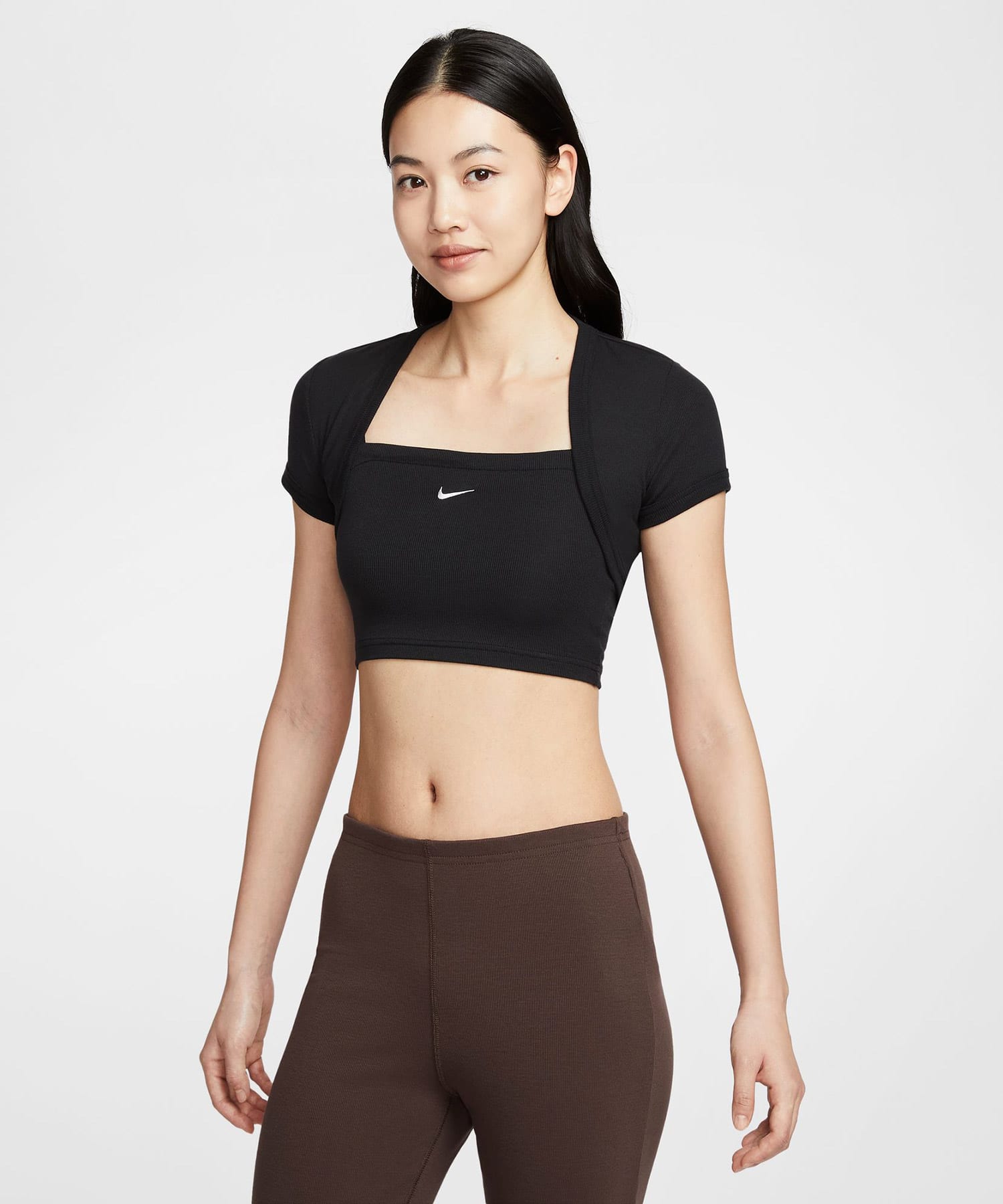 NIKE AS W NSW NK CHLL KNT MRIB 2N1 BLACK/SAILの画像