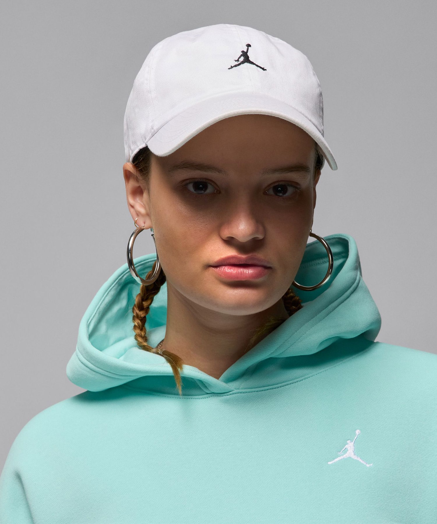 JORDAN BRAND U J CLUB CAP US CB WSH JM WHITE/BLACKの画像