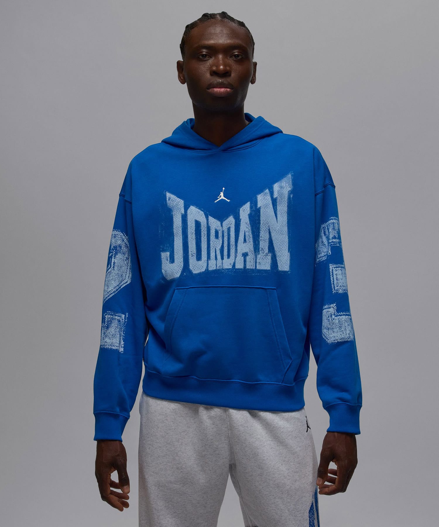JORDAN BRAND M J BRK CLLGTE HBR PO HD LB SPORT BLUE/SAILの画像