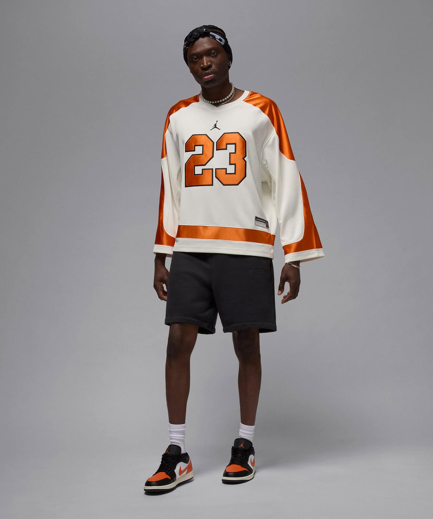 JORDAN BRAND M J BRK CLGTE HOCKEY JSY SAIL/STARFISH/BLACKの画像