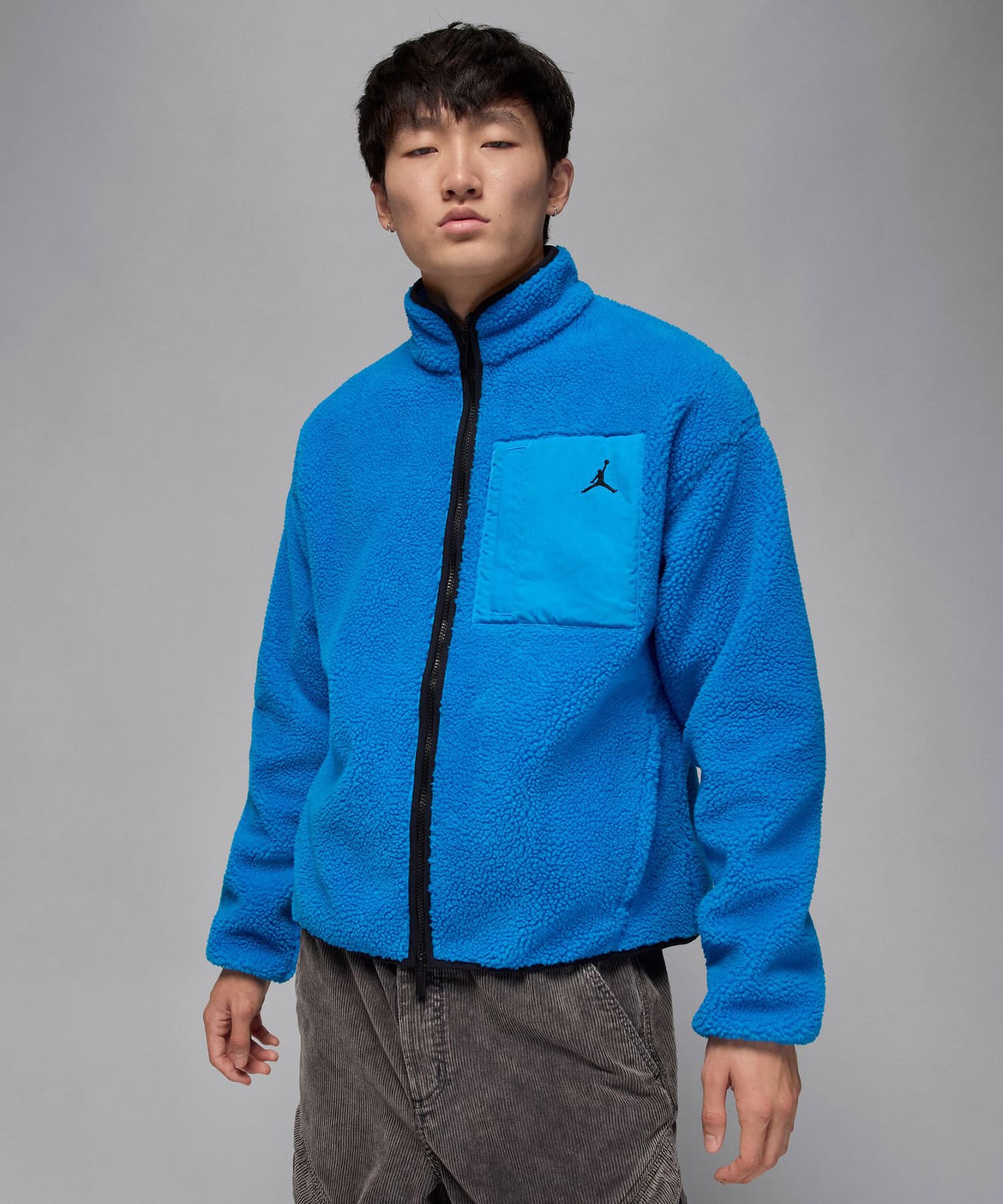 JORDAN BRAND M J FLT MTNSIDE SHERPA PHOTO BLUE/BLACKの画像