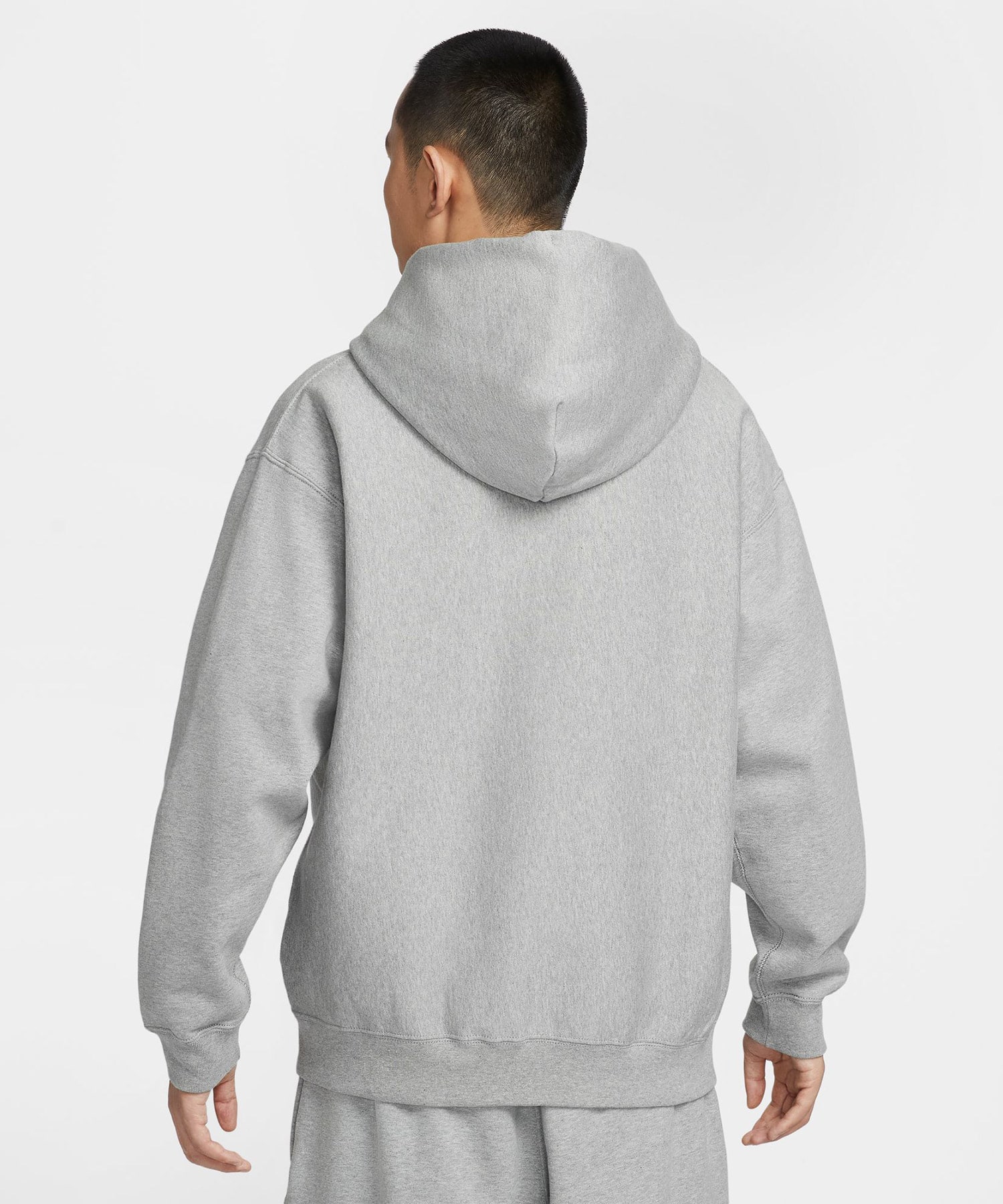 NIKE AS M NL SOLO SWSH BB FZ HOODIE GRAYの画像