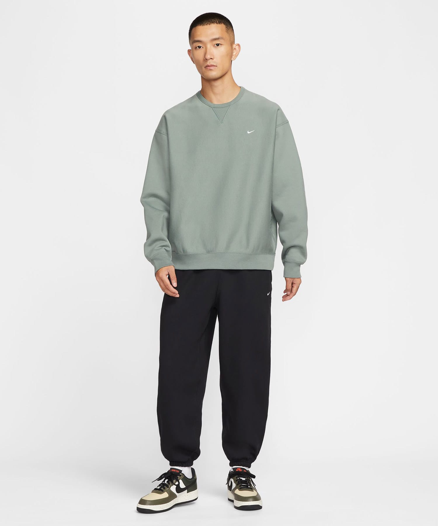 NIKE AS M NL SOLO SWSH BB CF PANT BLACK/BLACK/WHITEの画像