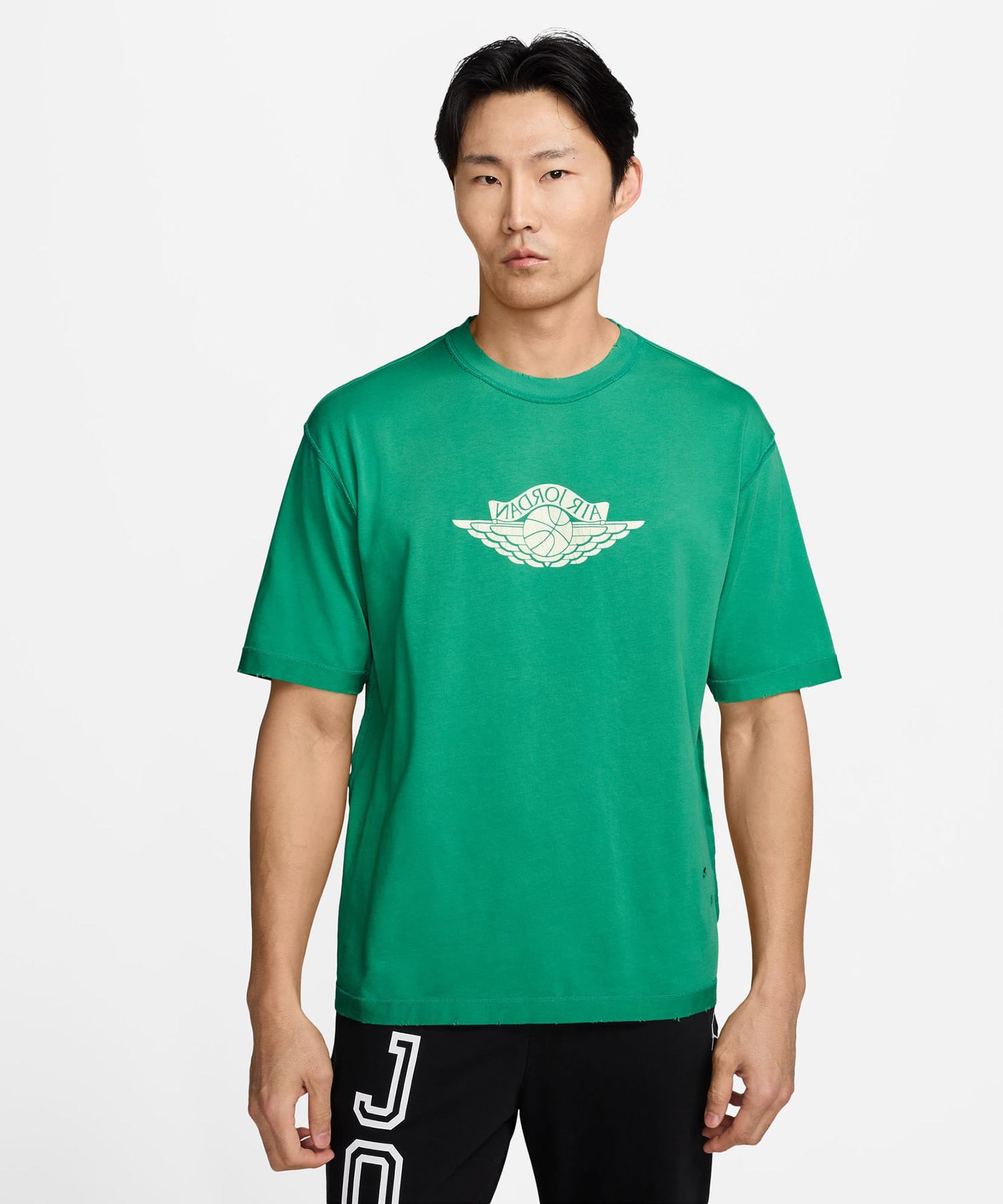 JORDAN BRAND M J RARE AIR WSH 85 SS CREW STADIUM GREEN/SAILの画像