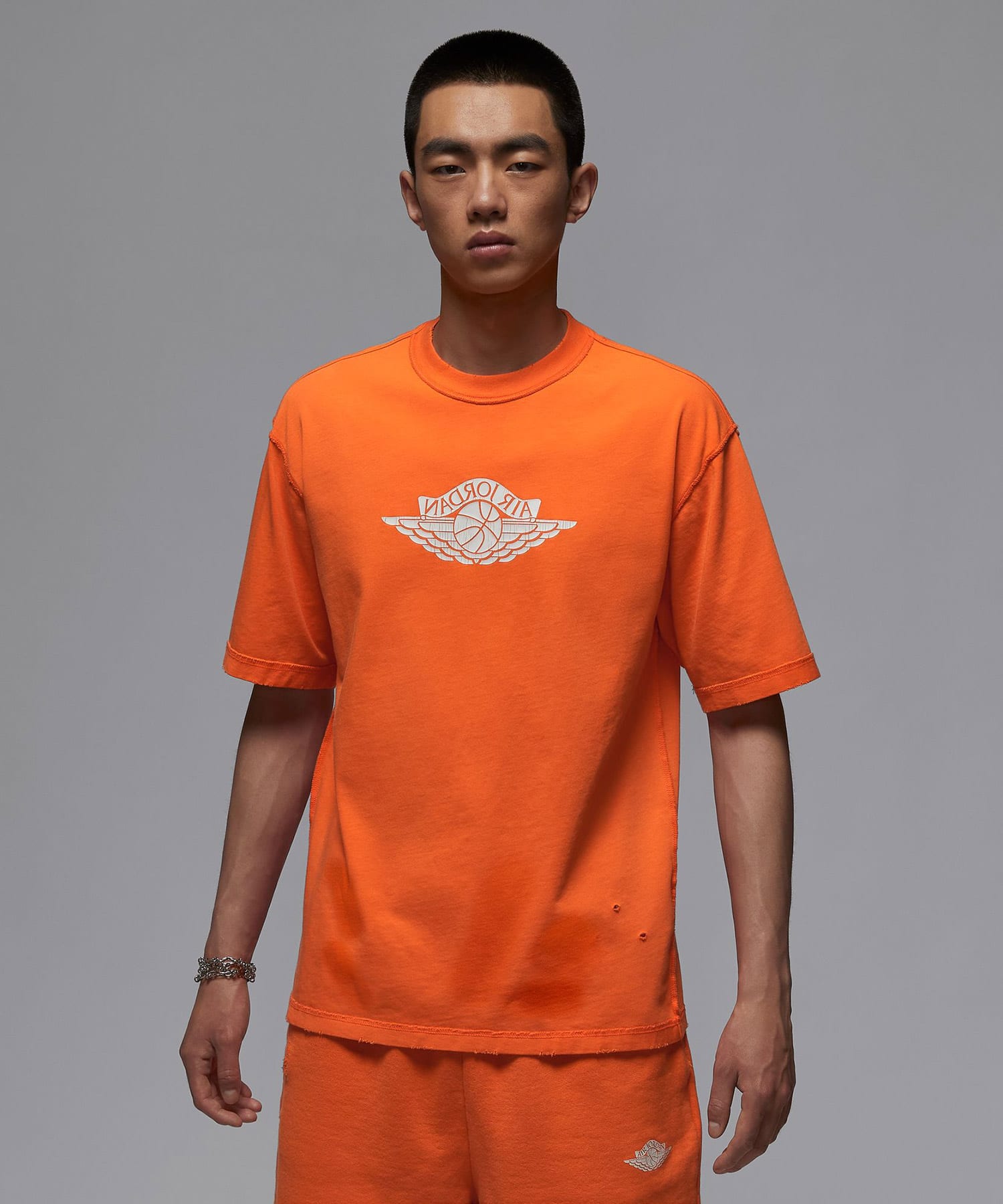 JORDAN BRAND M J RARE AIR WSH 85 SS CREW BRILLIANT ORNGE/SAILの画像