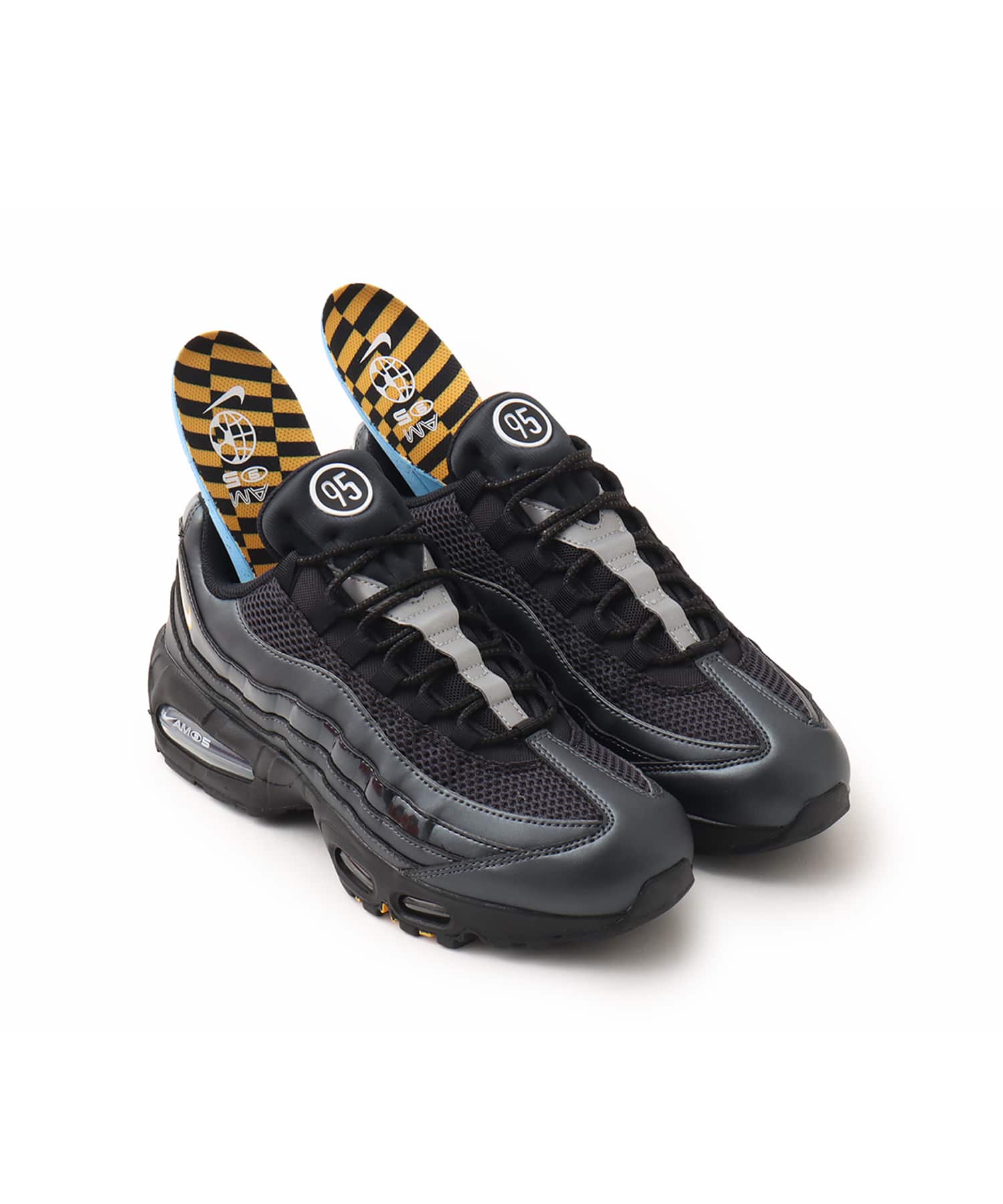 NIKE AIR MAX 95 BIG BUBBLE SE BLACK/WHITE-UNIVERSITY GOLDの画像