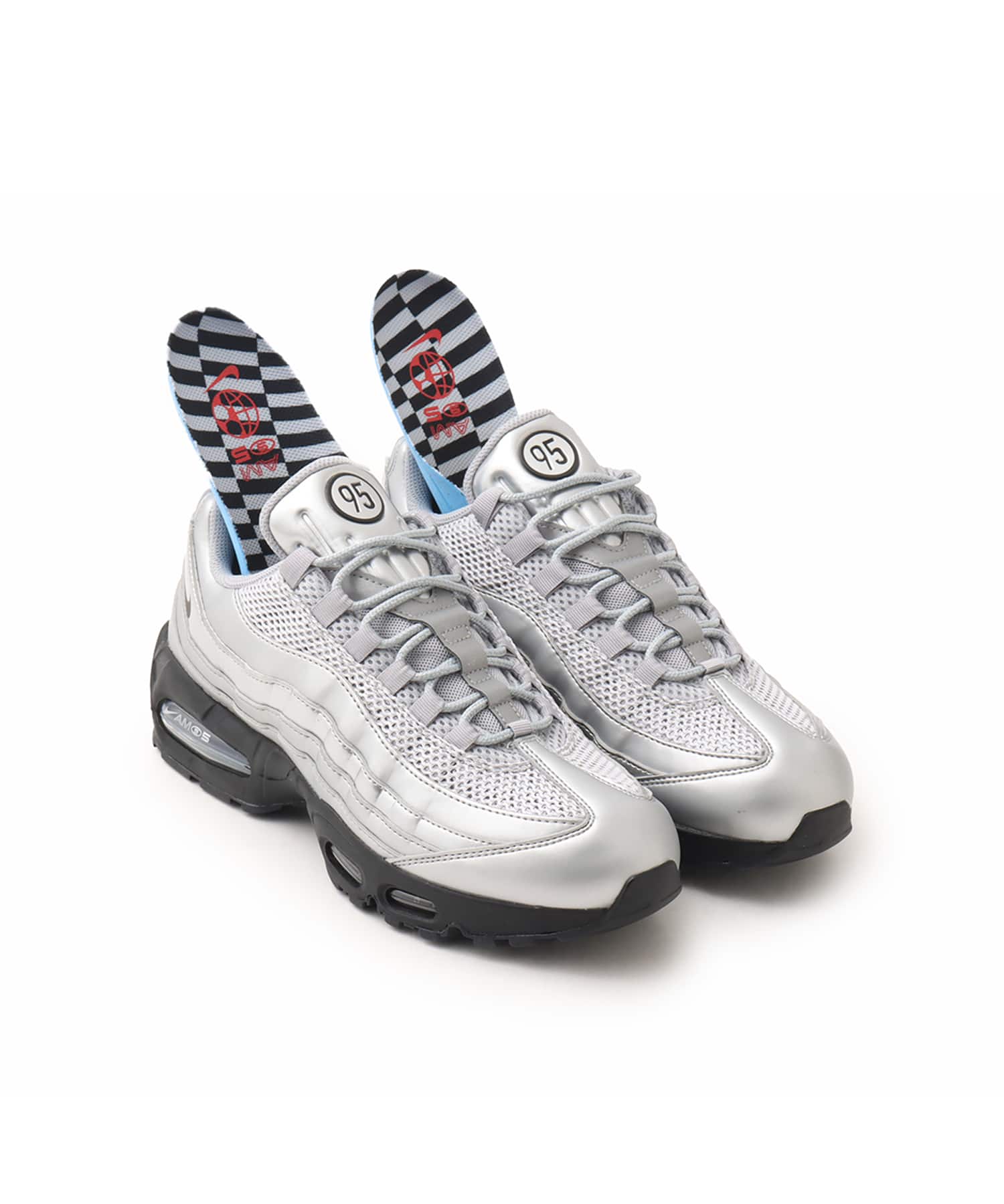 NIKE AIR MAX 95 BIG BUBBLE SE METALLIC SILVER/BLACK-BLACKの画像