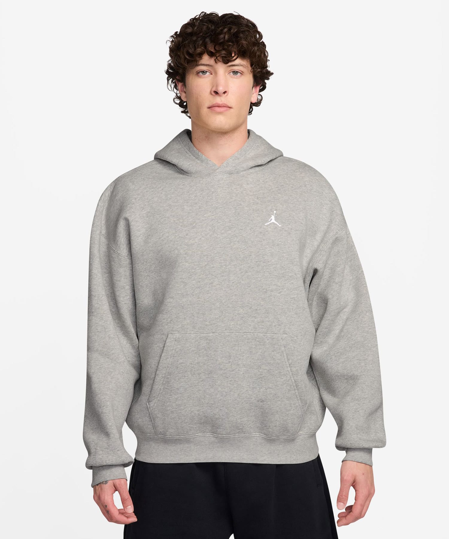 JORDAN BRAND M J BRK OVS PO HD GREY HEATHER/WHITEの画像