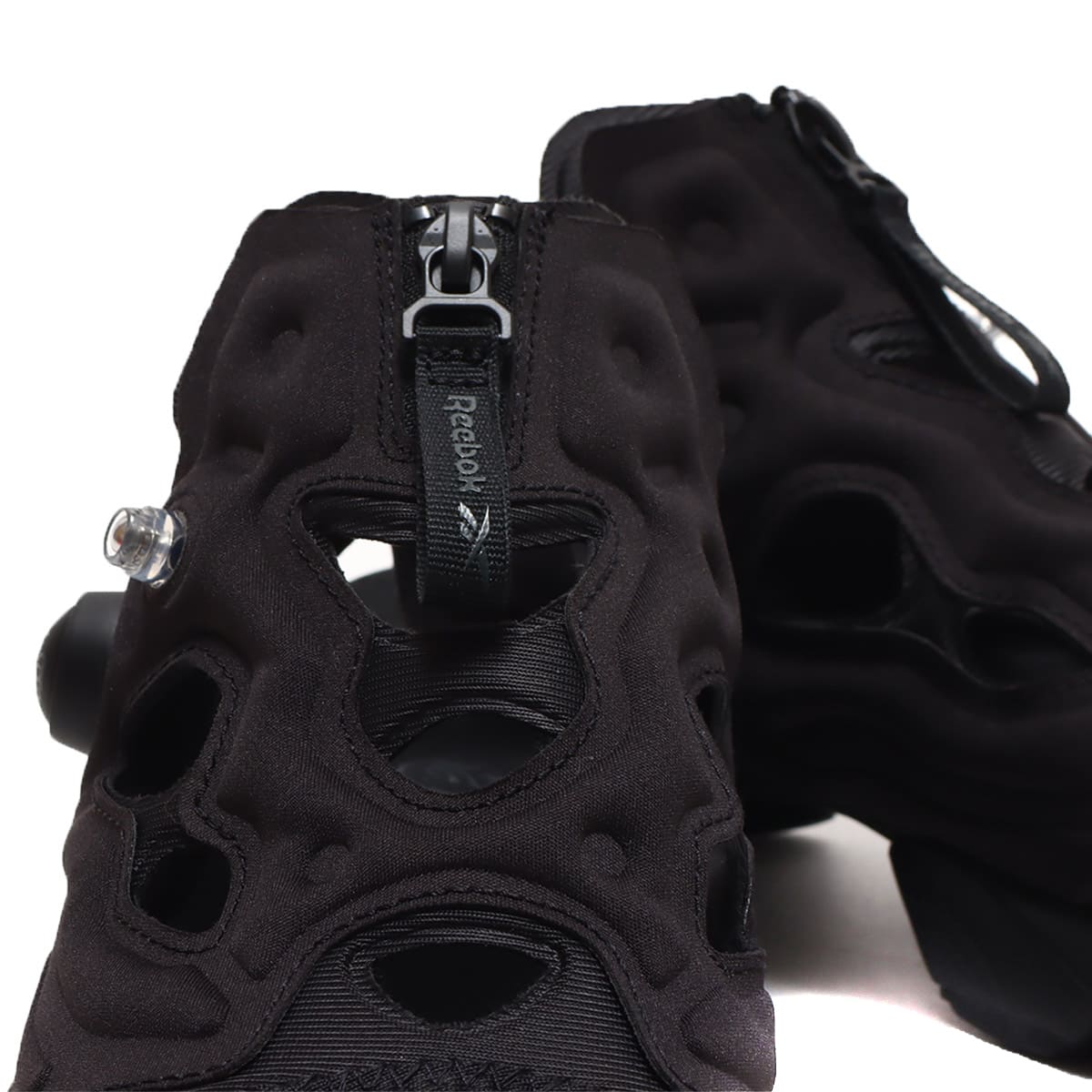 Reebok INSTAPUMP FURY SANDAL ZIP BLACK-WHITE/pure grey 8/silver