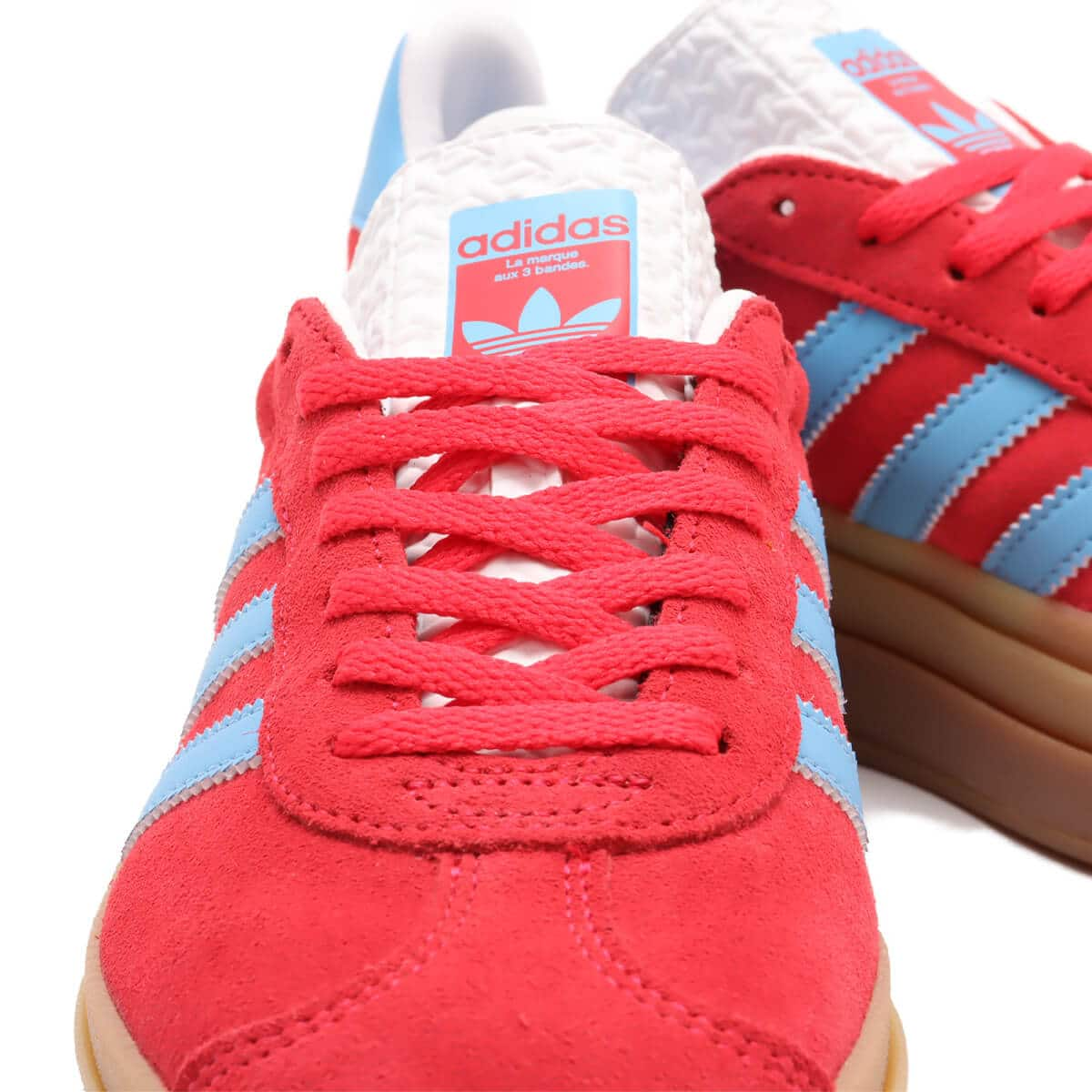 adidas GAZELLE BOLD W ACTPNK/SEBLBU/FTWWHT アディダス ...