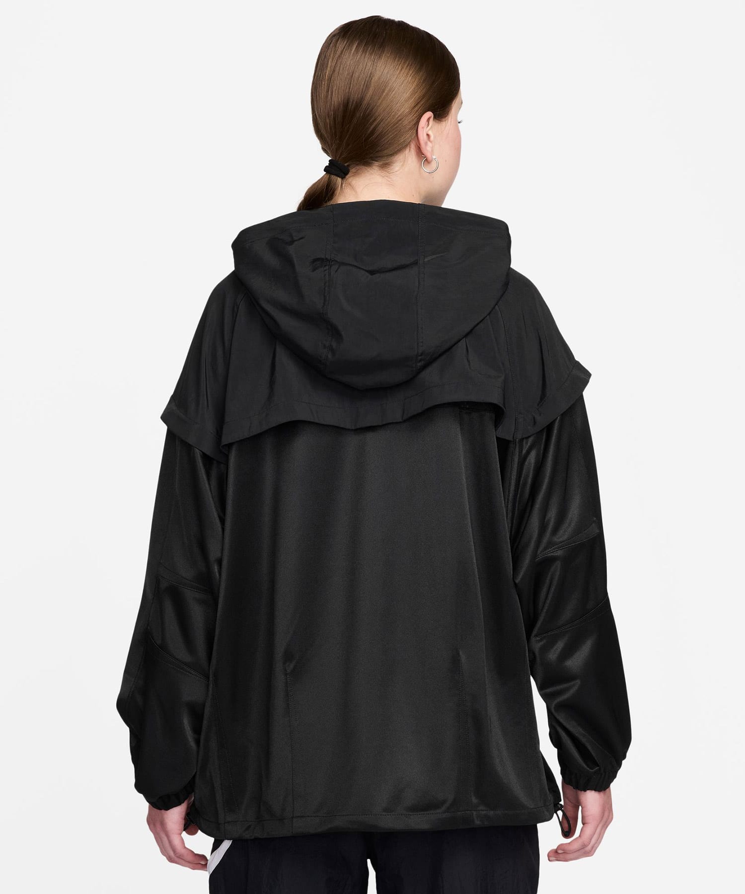 NIKE AS W NSW OS HOODED WR JKT MOD BLACKの画像