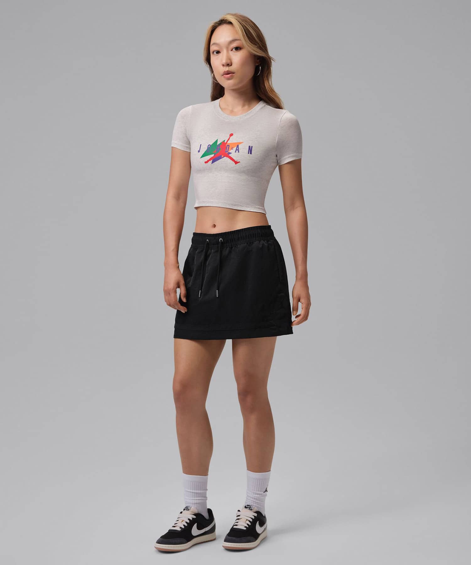 JORDAN BRAND AS W J FLT CLB MINI SKORT BLACKの画像