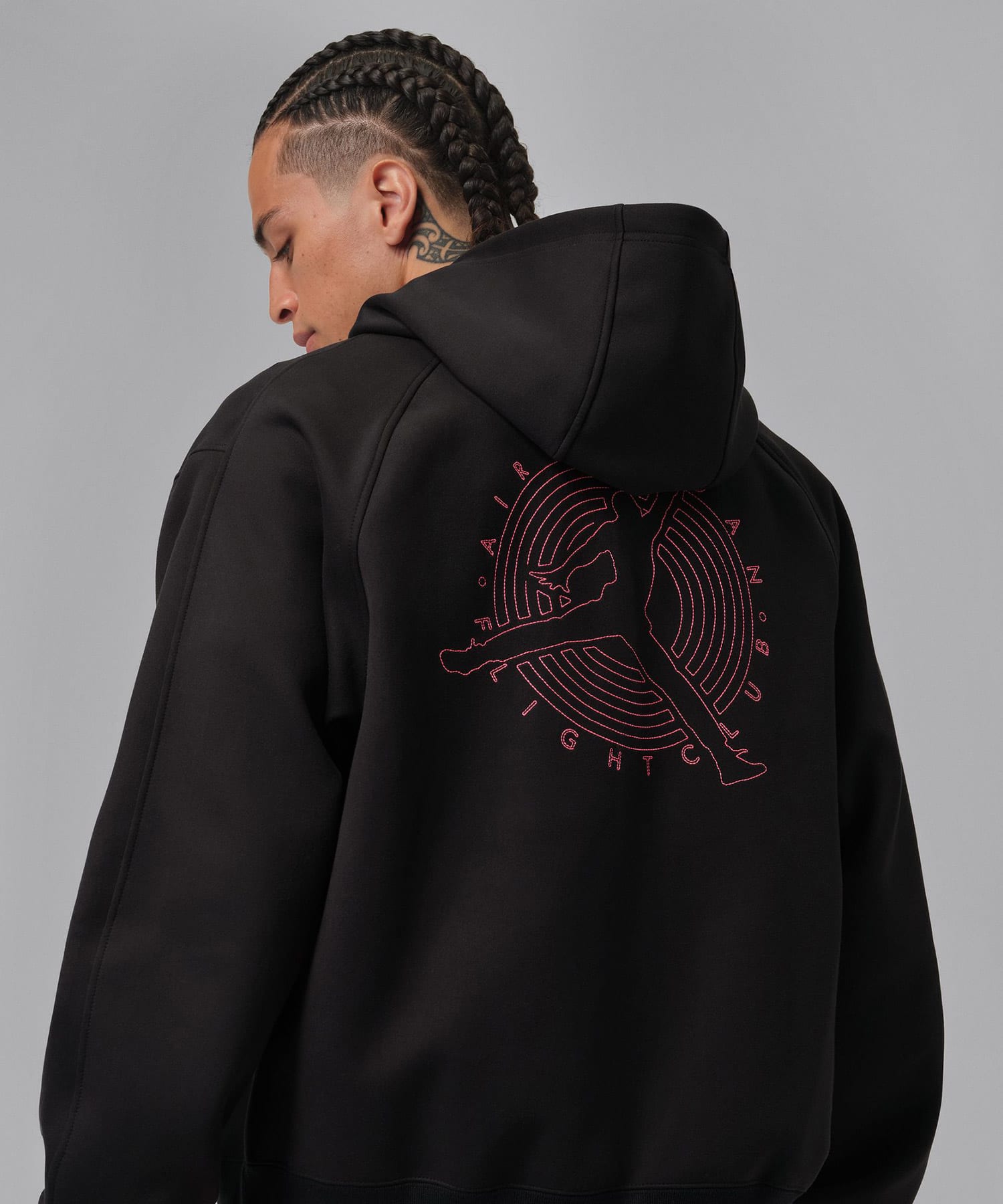 JORDAN BRAND M J FLT CLB KNIT FZ BLACKの画像