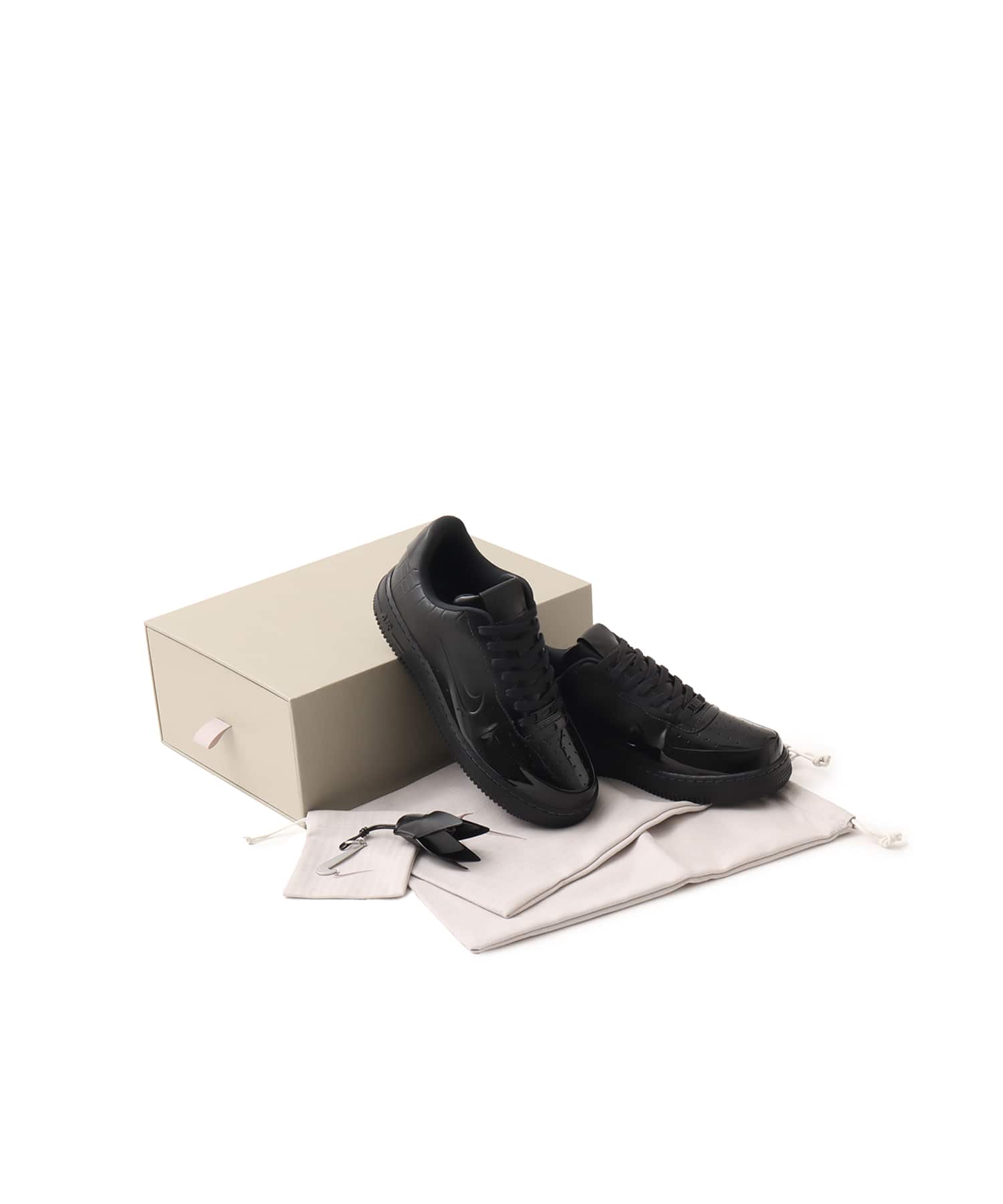 NIKE W AIR FORCE 1 MIT SP1 BLACK/BLACK-IRON GREY-SAILの画像