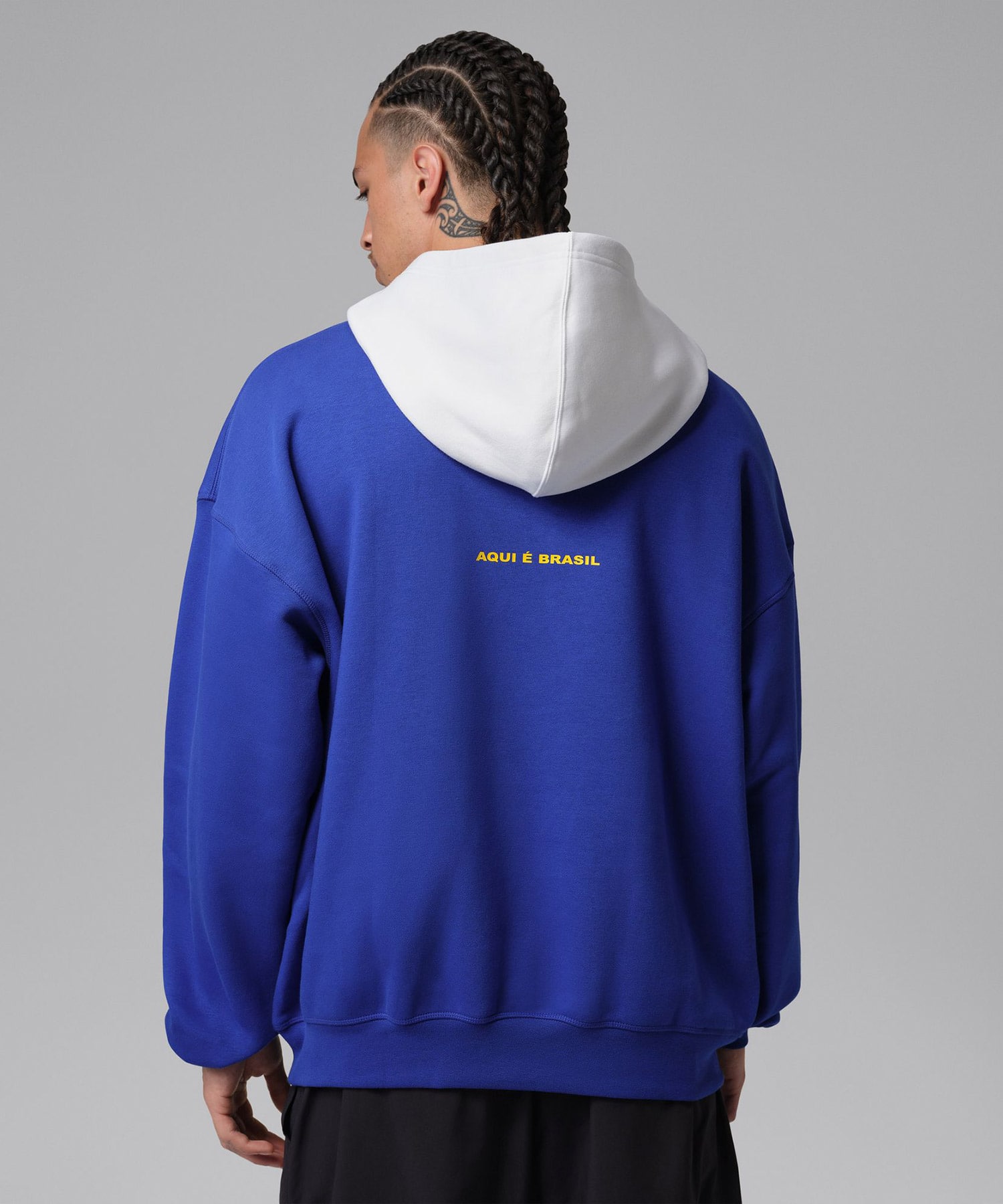 JORDAN BRAND M J BRK FLC PO HOODIE P6 OLD ROYAL/WHITEの画像