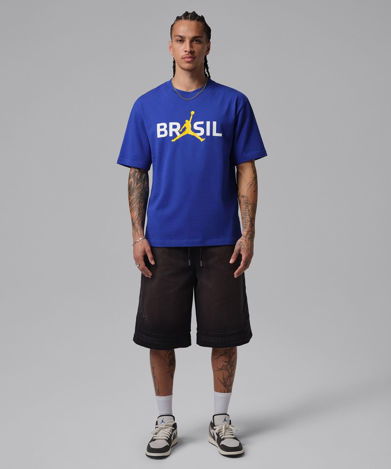 JORDAN BRAND JORDAN 85 LOGO S/S CREW P6 OLD ROYALの画像