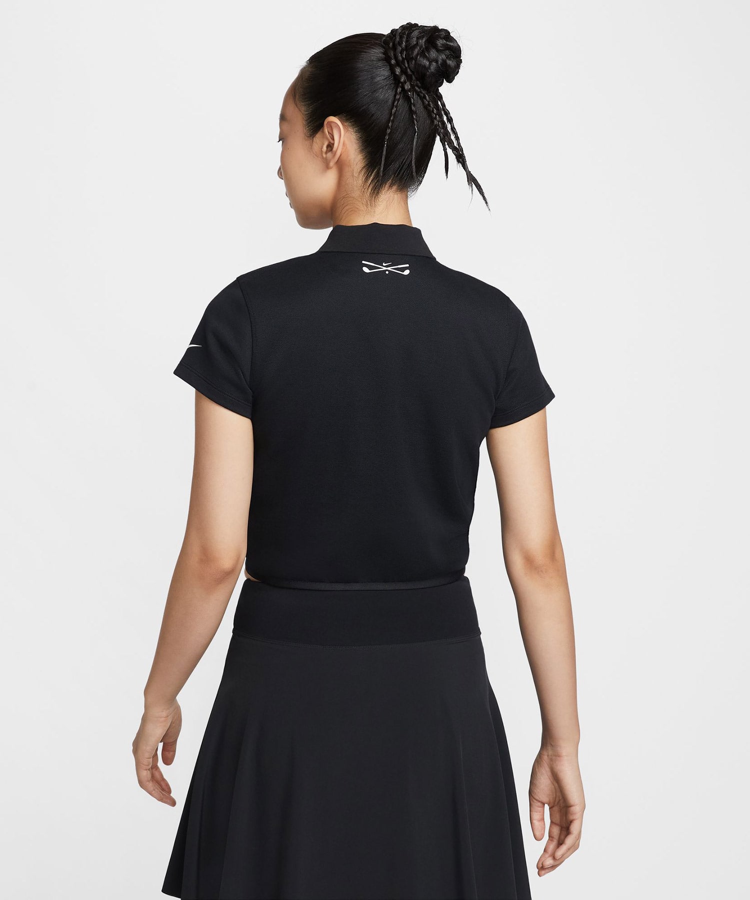NIKE AS W NK GOLF SS POLO BLACK/SAILの画像