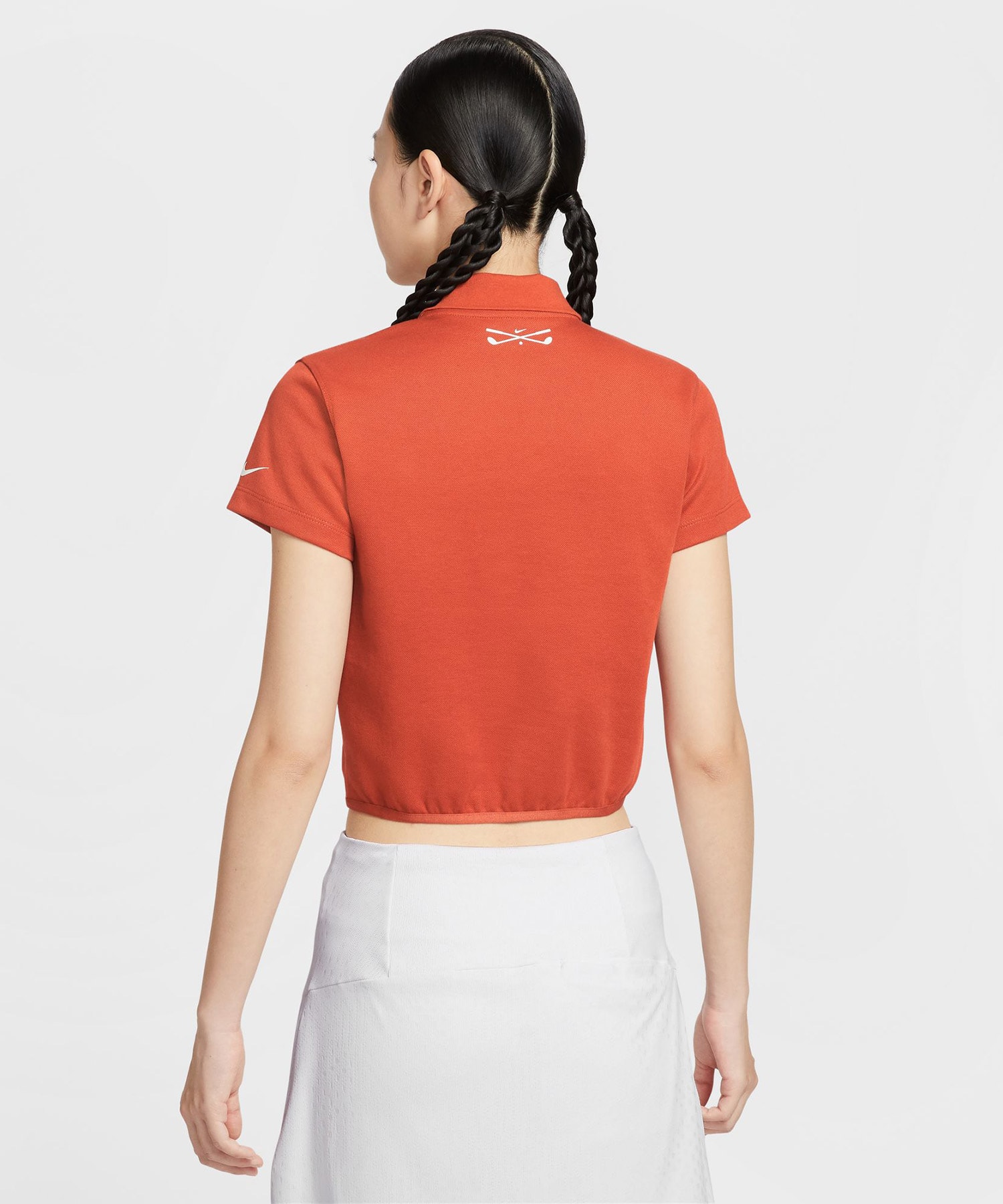 NIKE AS W NK GOLF SS POLO DRAGON RED/SAILの画像
