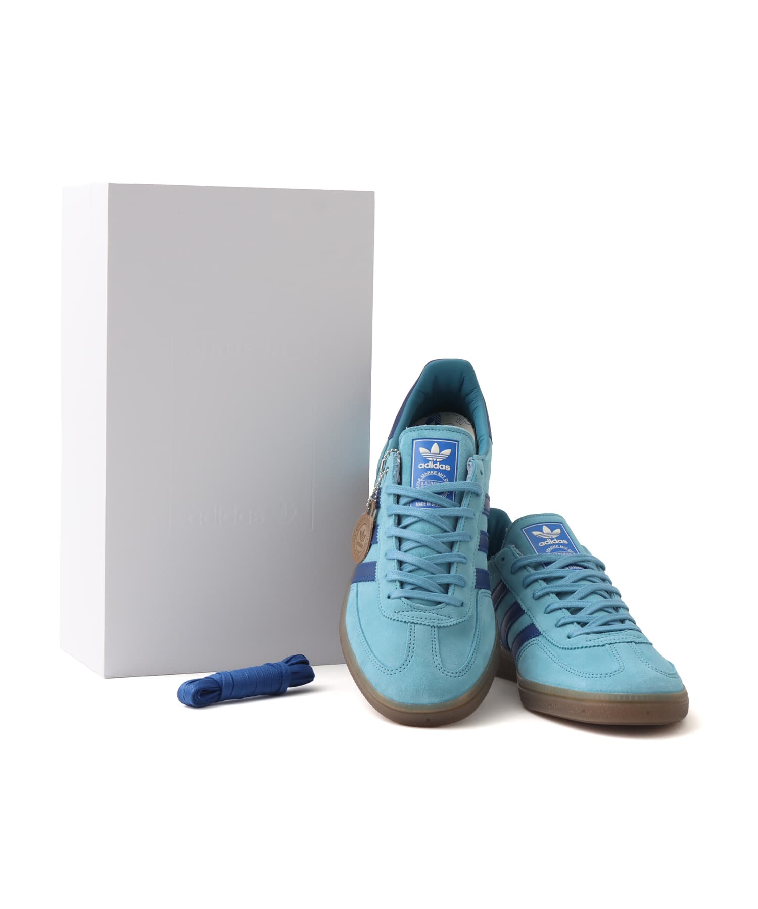 adidas HANDBALL SPEZIAL Made in Germany TACSTE/ROYBLU/GUM5の画像