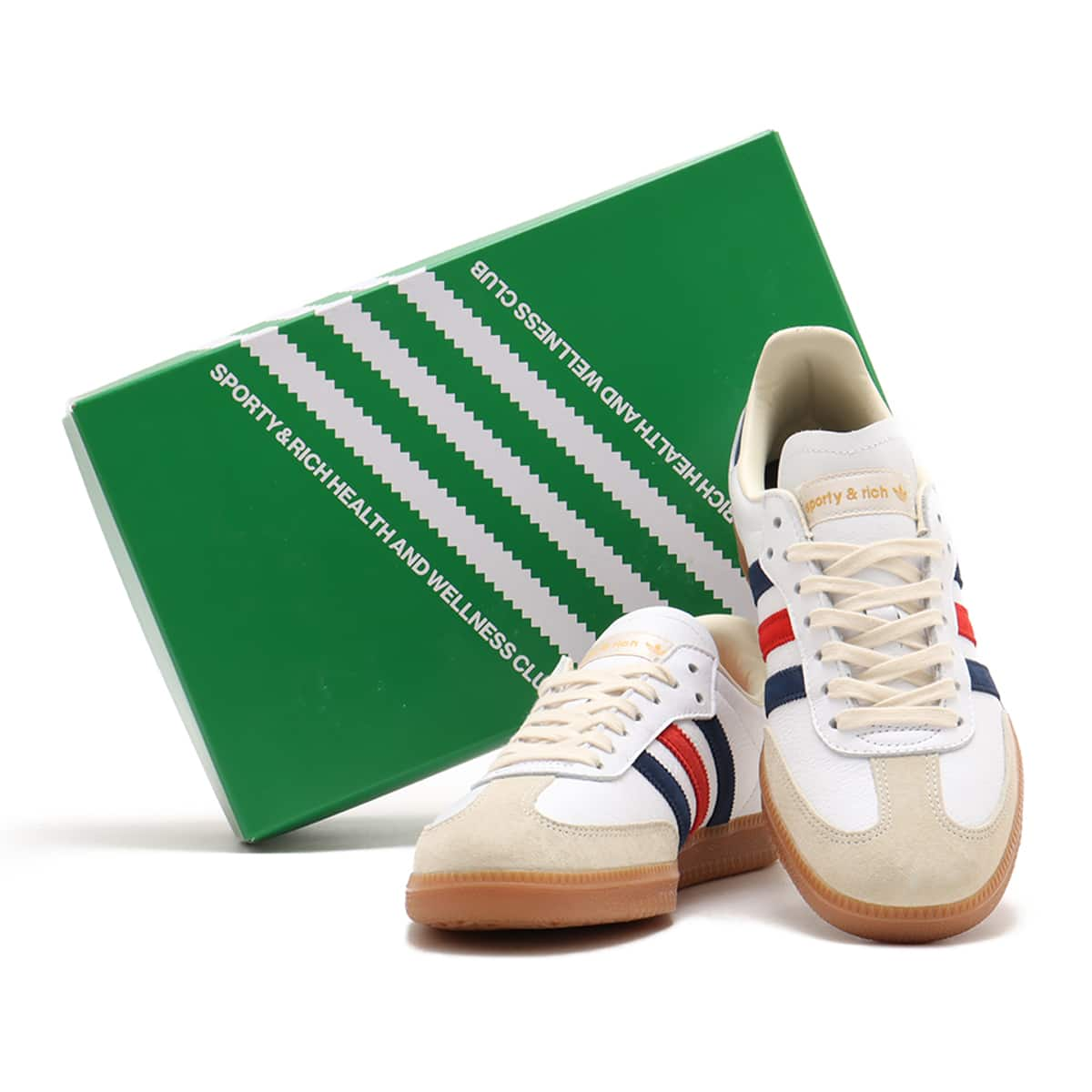 adidas SAMBA OG SPORTY&RICH FTWWHT/NINDIG/COLLEGRED