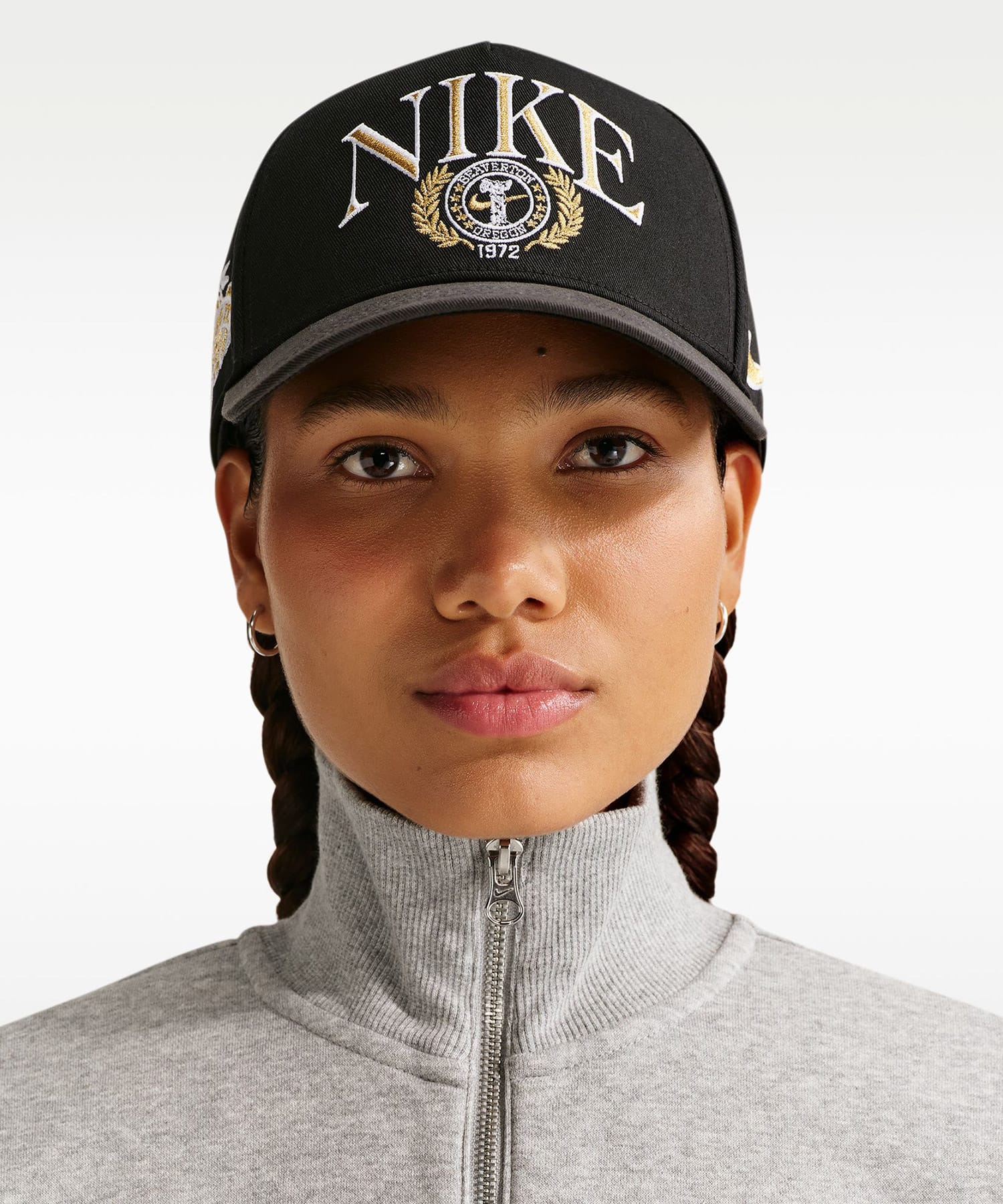 NIKE U NK RISE CAP S CB AFRAME GFX BLACKの画像
