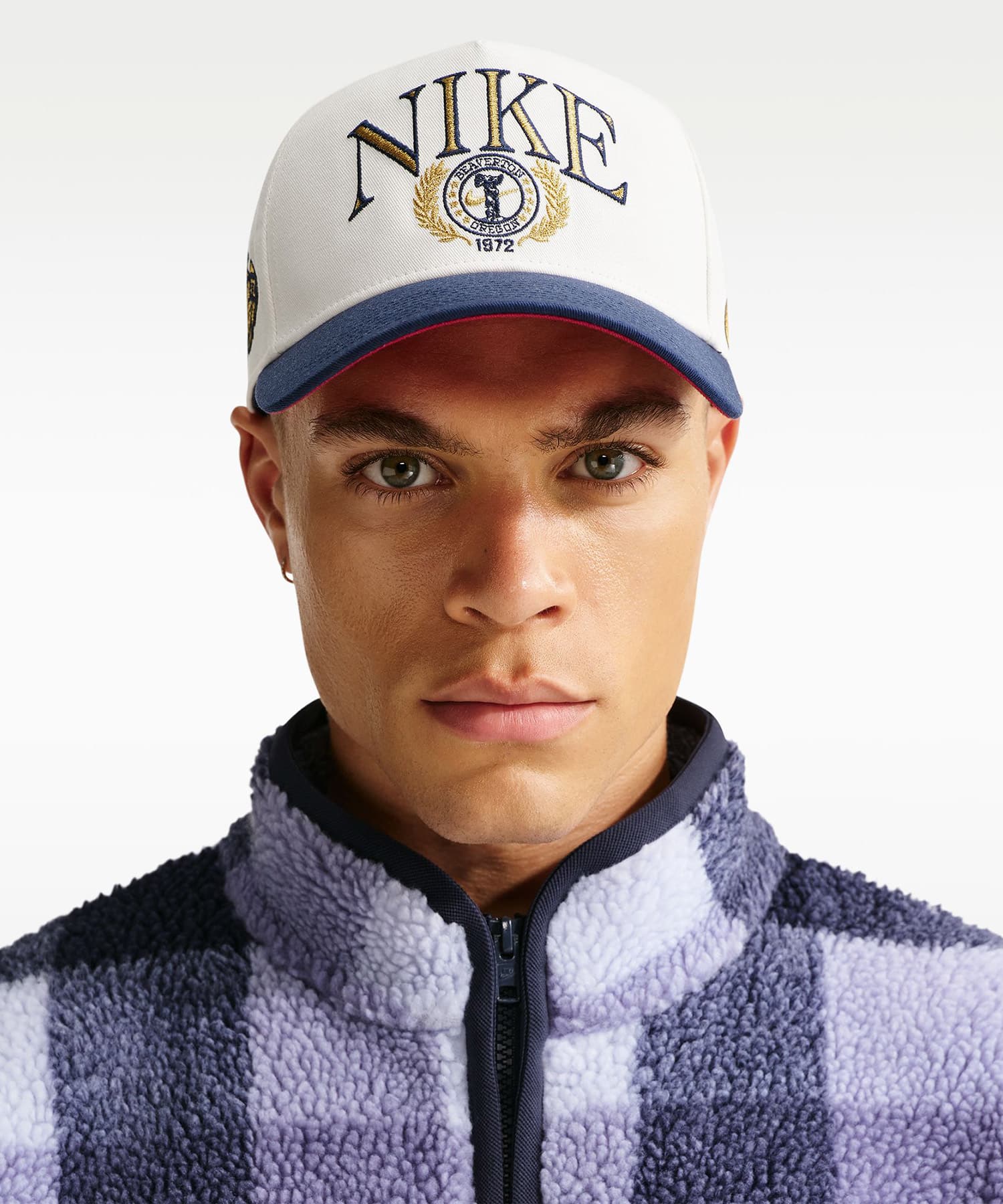 NIKE U NK RISE CAP S CB AFRAME GFX IVORYの画像