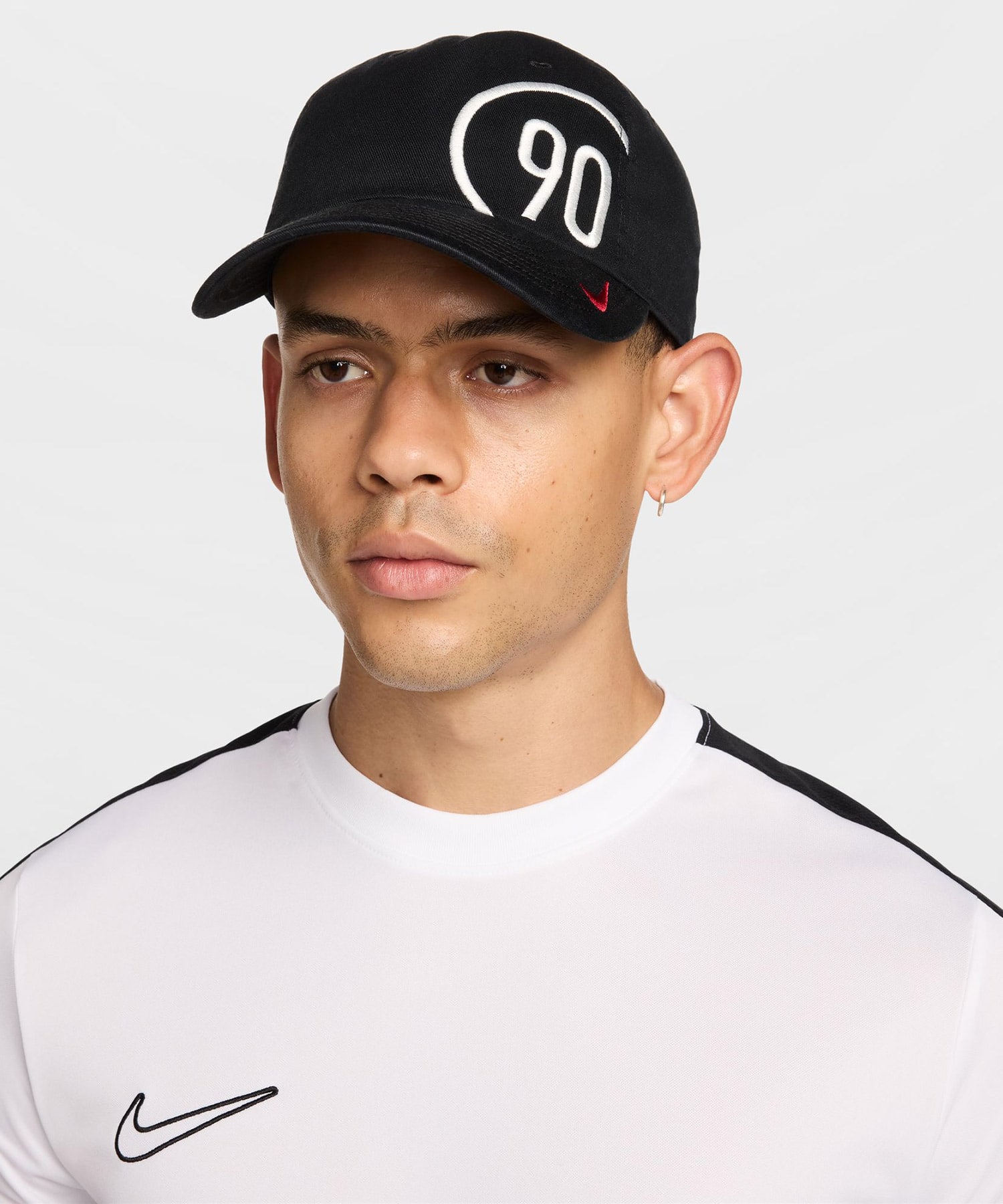 NIKE NK CLUB CAP US CB T90 FA25 BLACK/SAILの画像