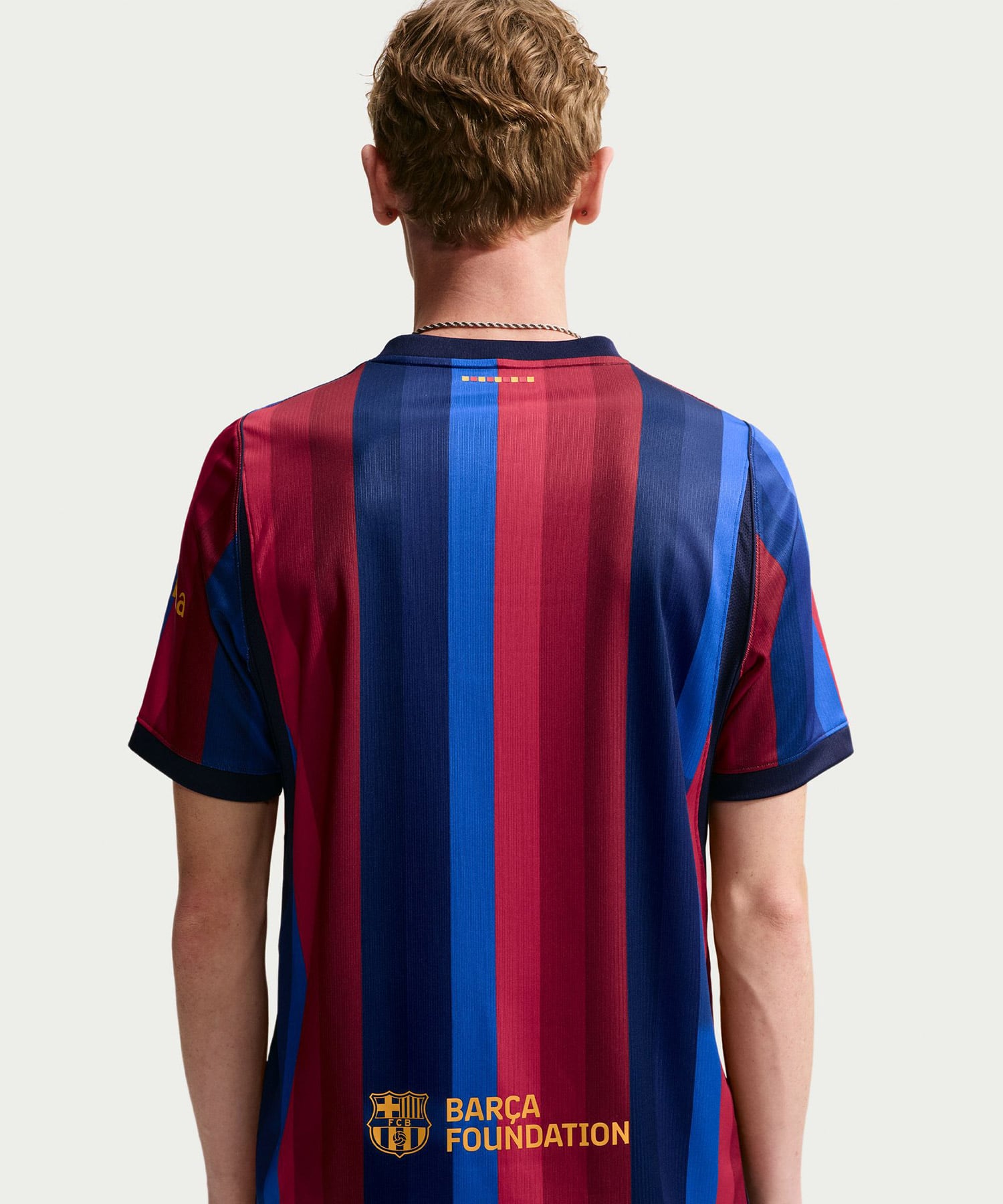 NIKE FCB M NK Dri-FIT Jersey SS Stadium Home DEEP GARNET/BLUE VOID/BLACKENED BLUEの画像