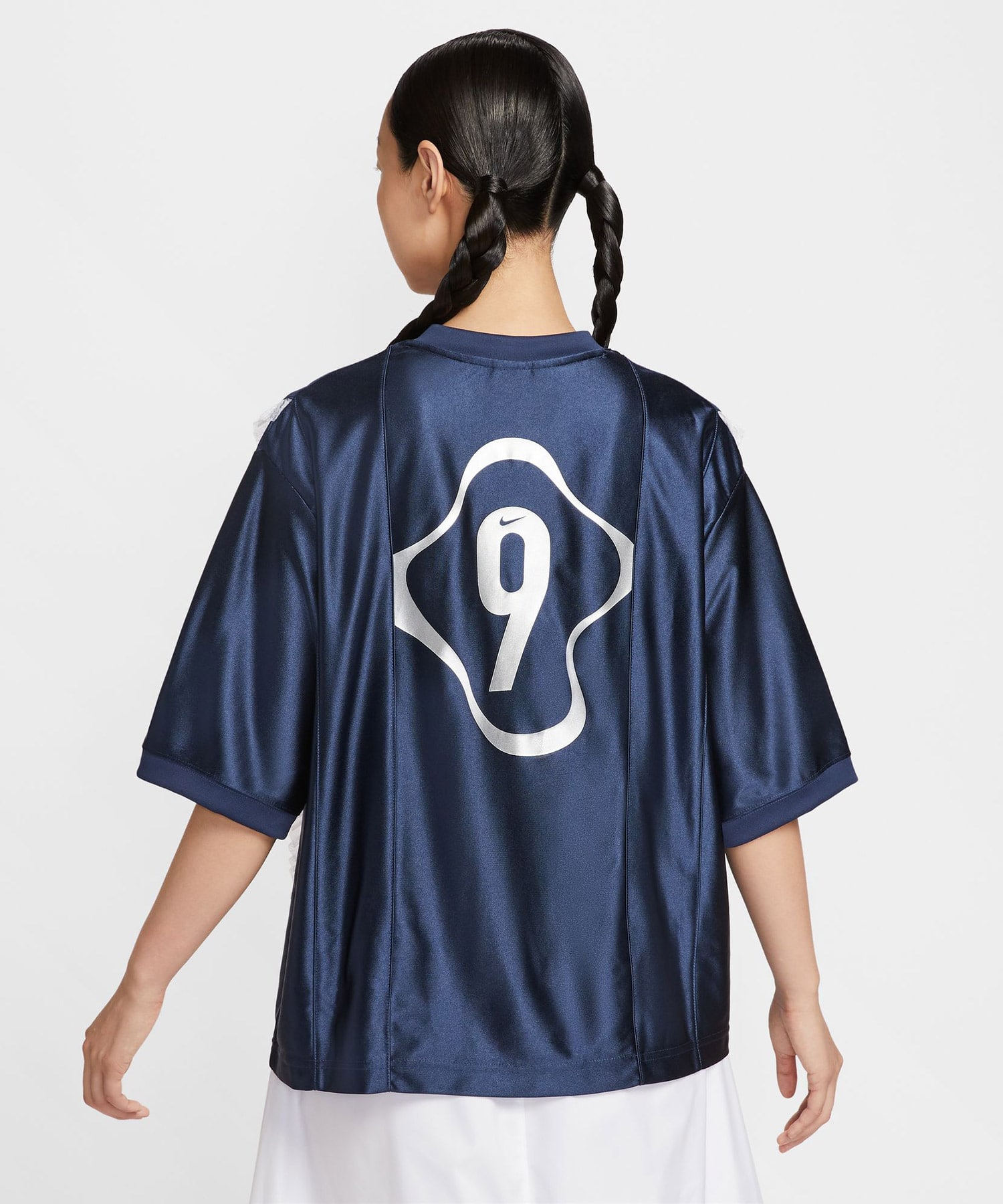 NIKE AS W NSW SS GX JRSY TOP GCEL MIDNIGHT NAVYの画像
