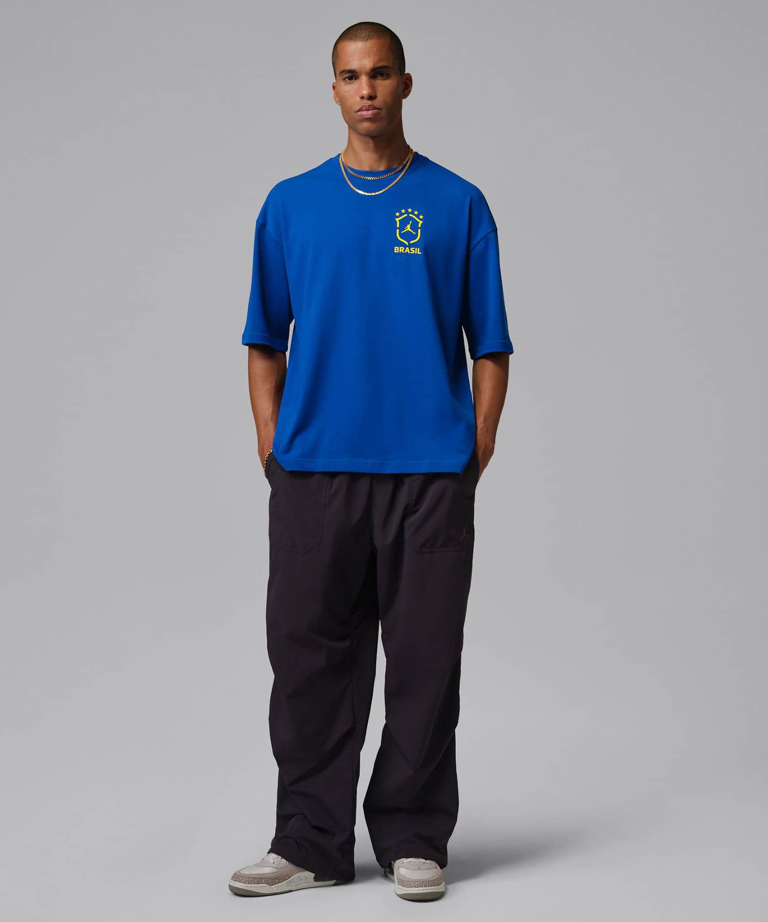JORDAN BRAND JORDAN OVZ GX S/S CREW P6 OLD ROYALの画像
