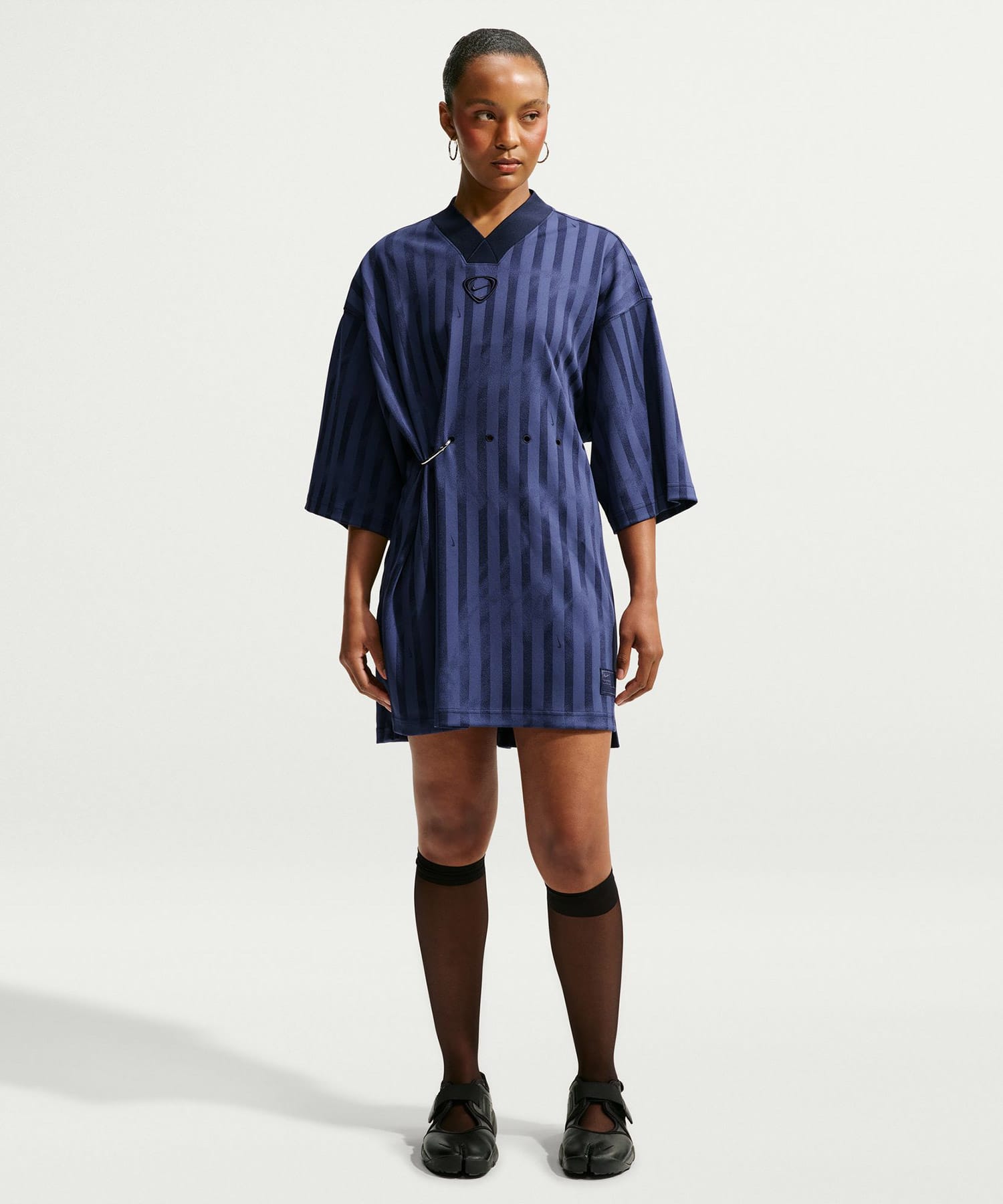 NIKE W RNWY JERSEY DRESS BLACKの画像