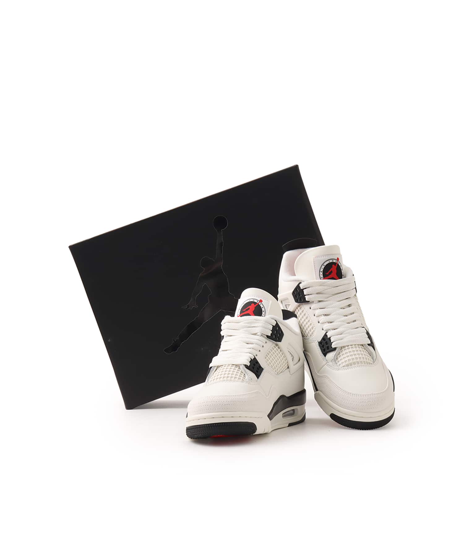 JORDAN BRAND AIR JORDAN 4 RETRO OG FC SAIL/BLACK-UNIVERSITY REDの画像