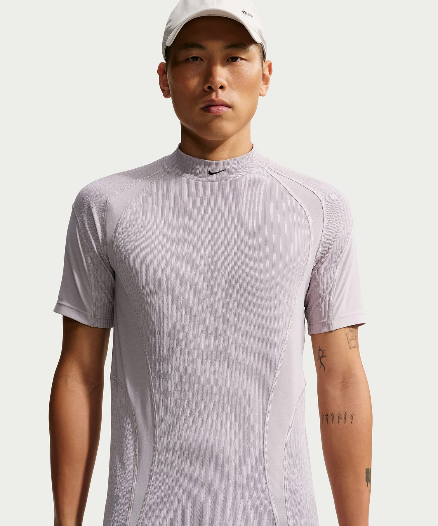 NIKE AS M NK DFADV TCH PRO MGNA SS GRAYの画像
