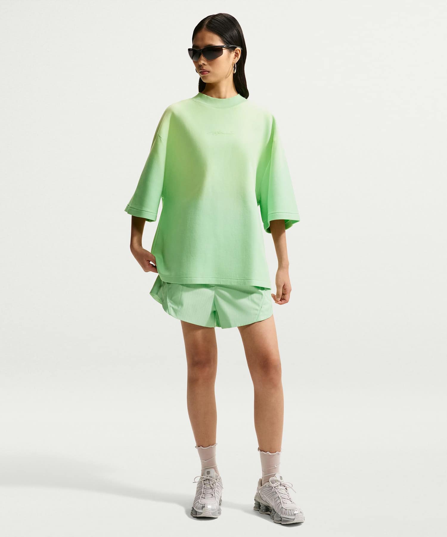 NIKE W NRG NK SS TOP GREENの画像
