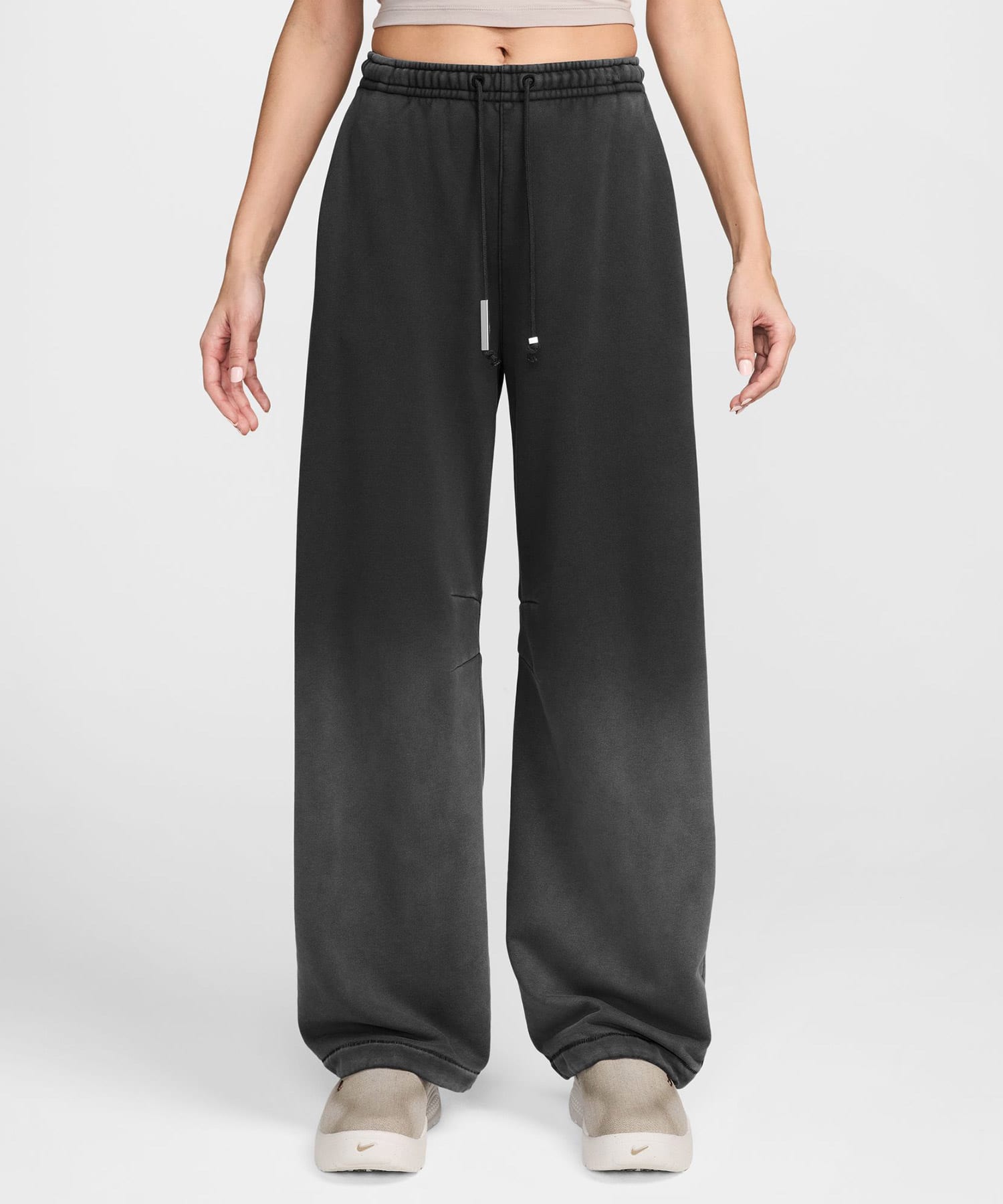 NIKE W NRG NK STUDIO FLEECE PANT BLACKの画像
