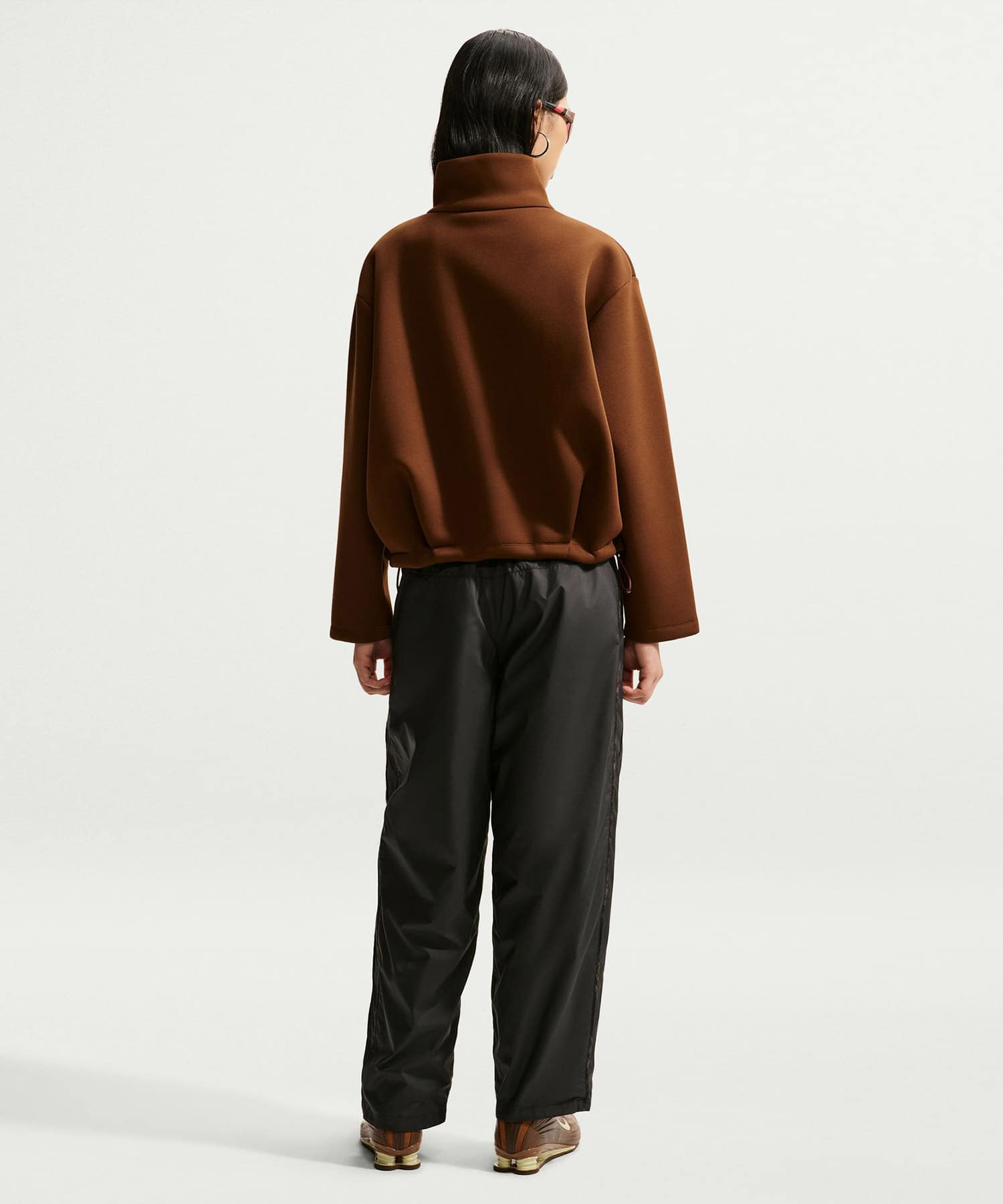 NIKE AS W NK REVERSIBLE PLAID OH PANT BLACKの画像